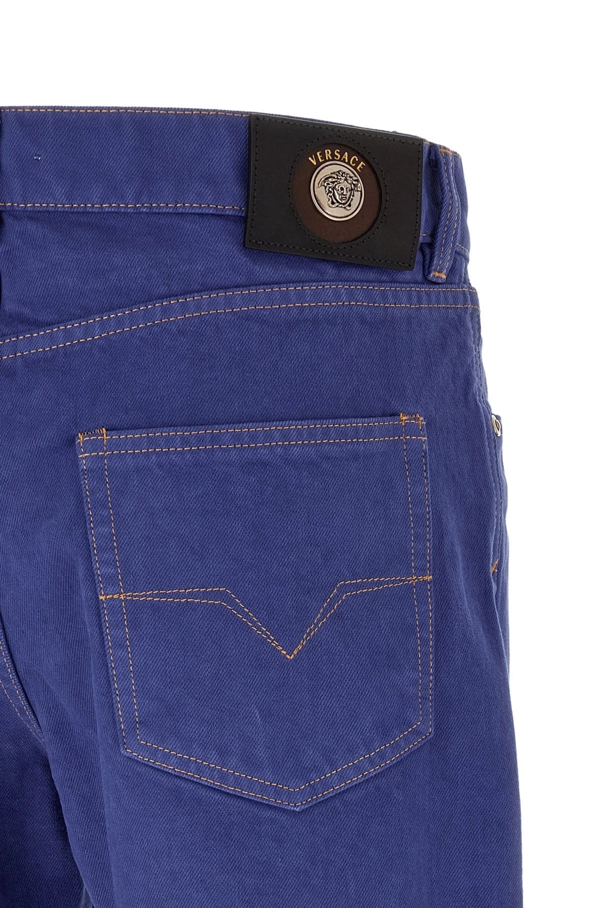 Versace Versace High-Waist Straight Leg Jeans