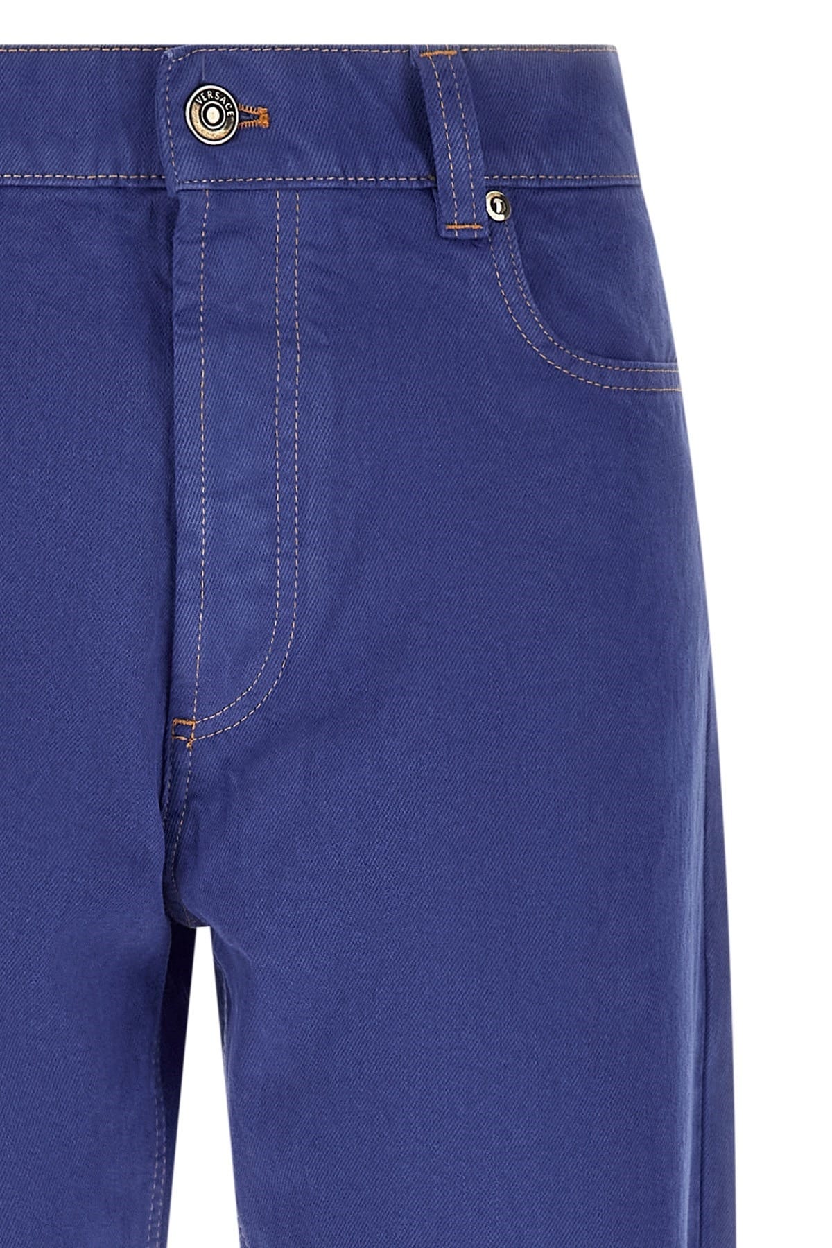 Versace Versace High-Waist Straight Leg Jeans