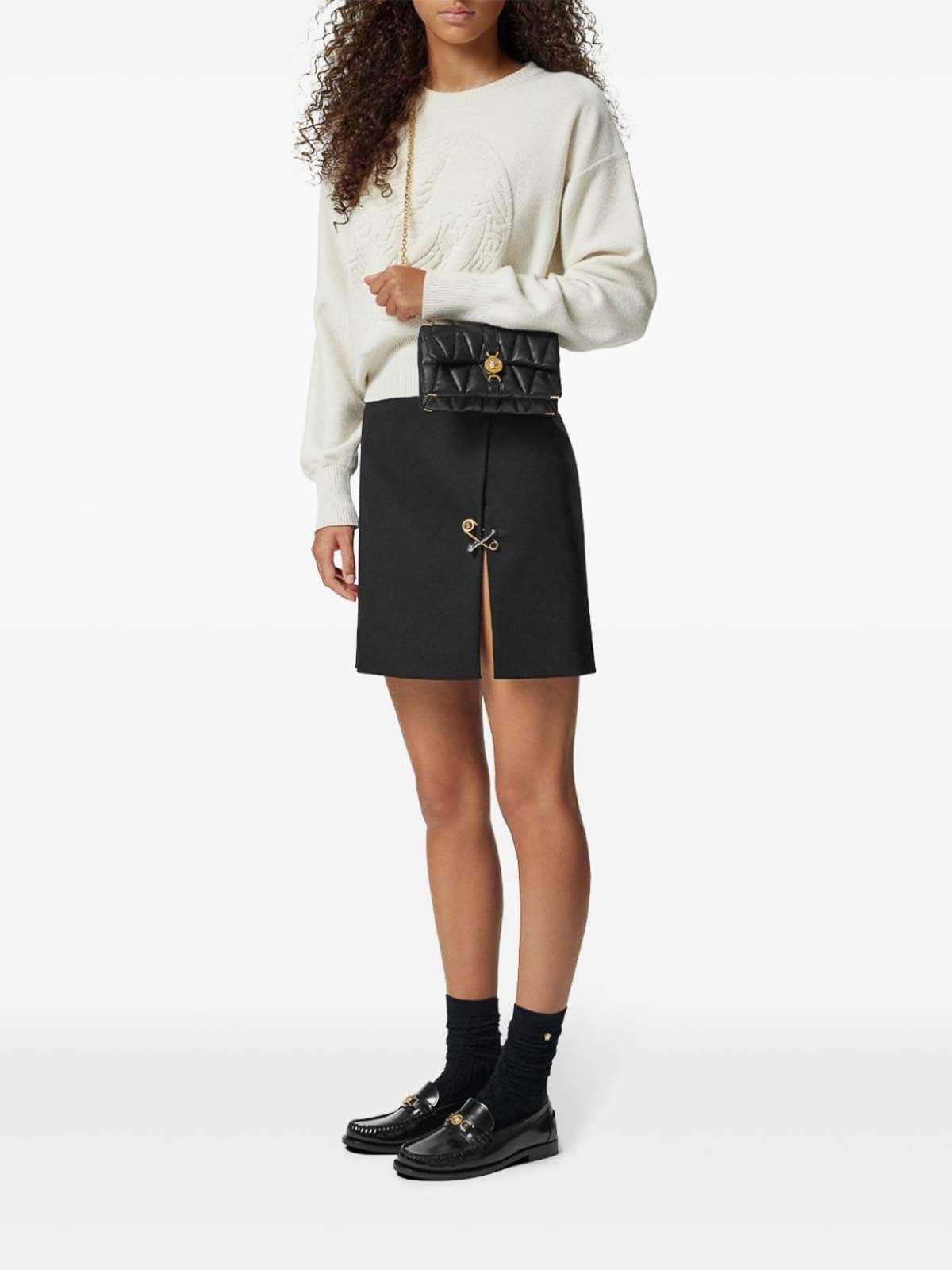 Versace Kleio Quilted Mini Bag