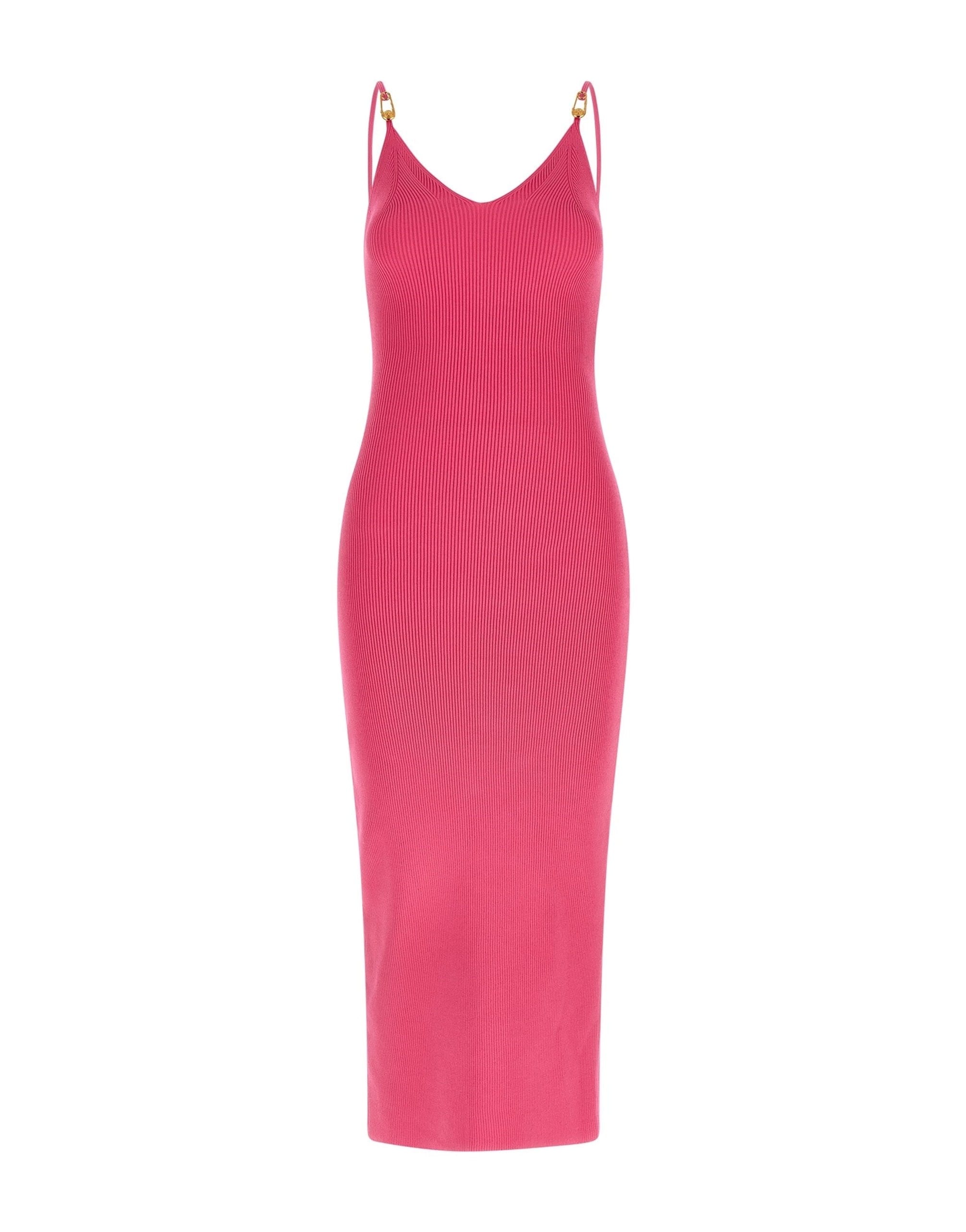 Versace Versace Knit V-Neck Sheath Dress