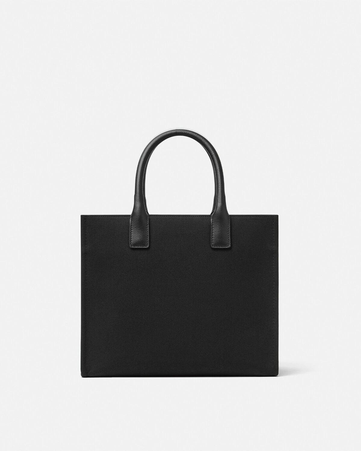 Versace La Medusa Canvas Small Tote Bag