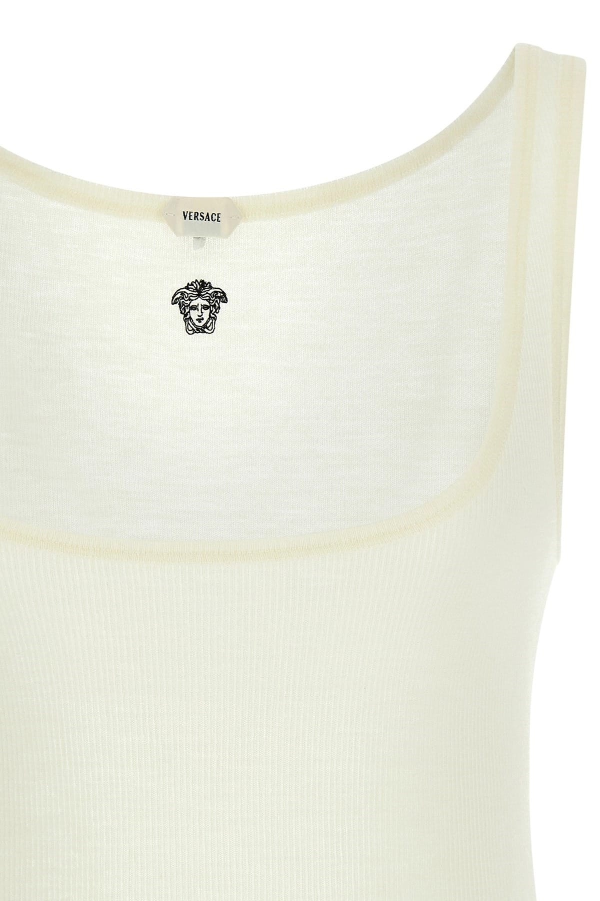 Versace Versace La Medusa Embroidery Top