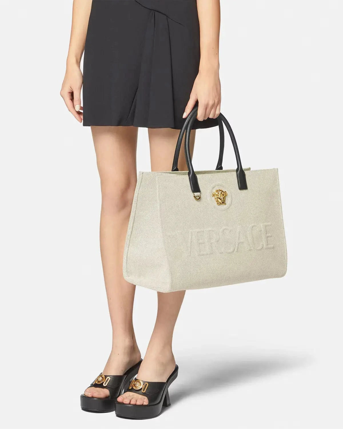 Versace La Medusa Large Tote Bag