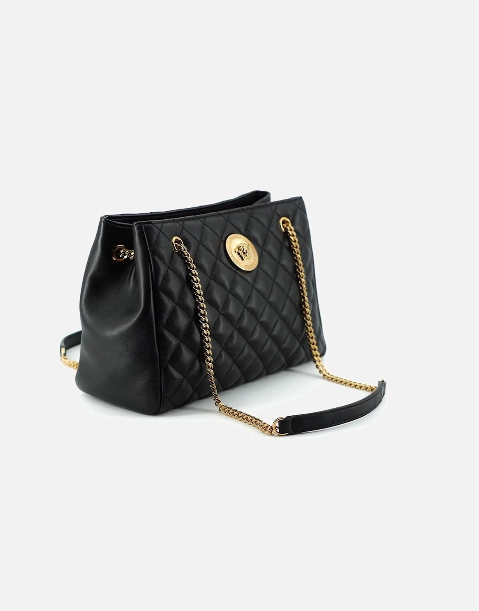 Versace La Medusa Quilted Chain Bag