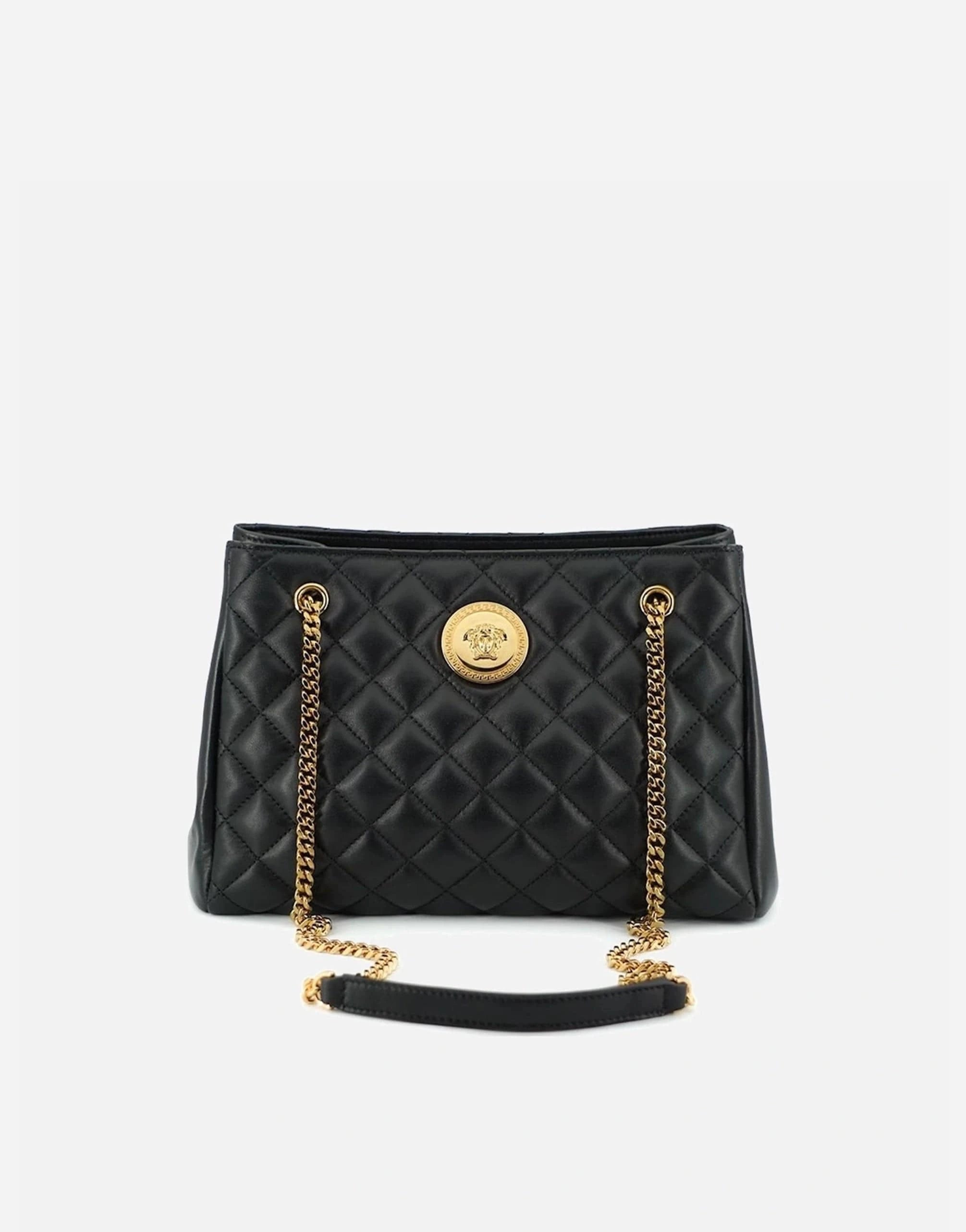 Versace La Medusa Quilted Chain Bag