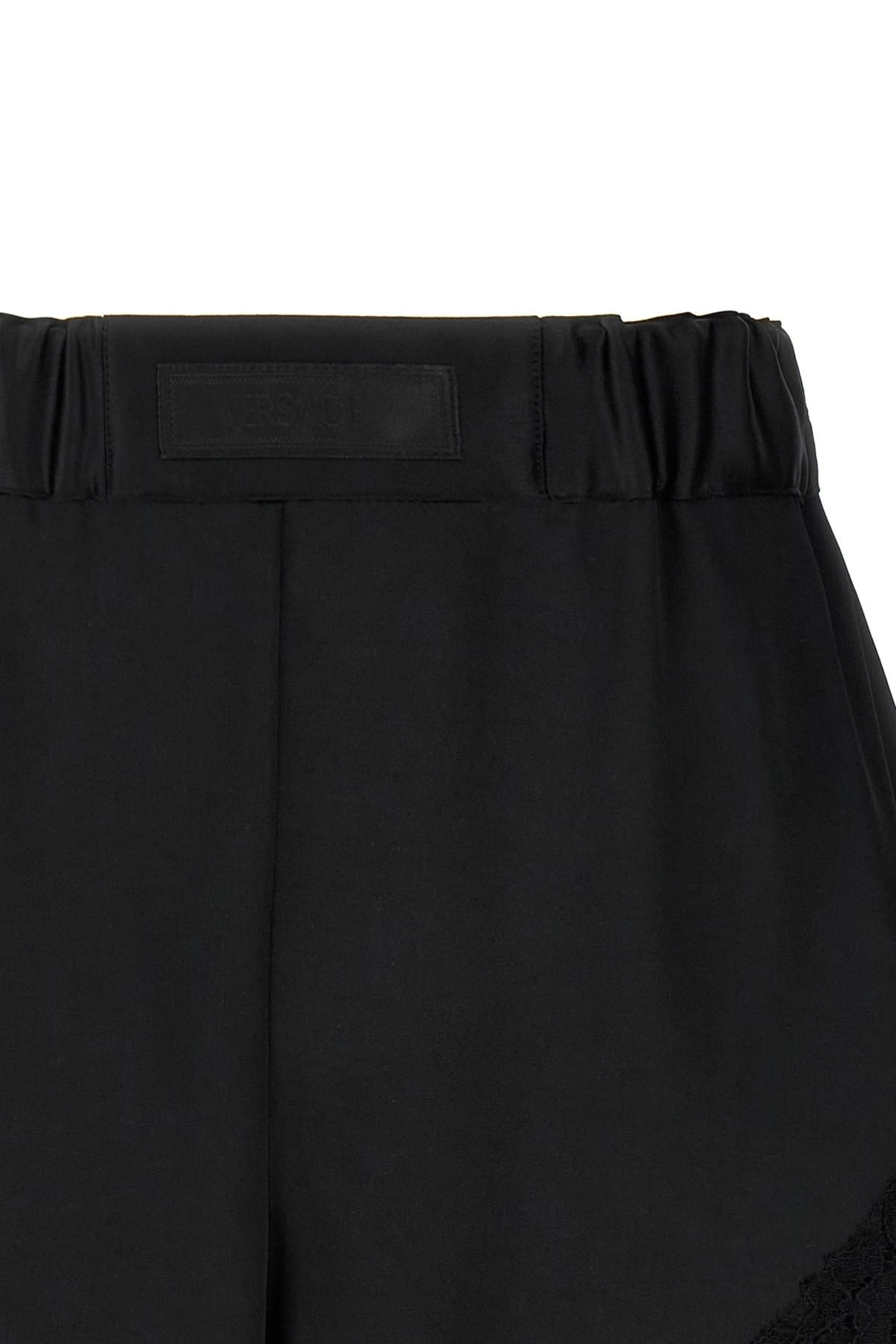 Versace Versace Lace Insert Satin Shorts