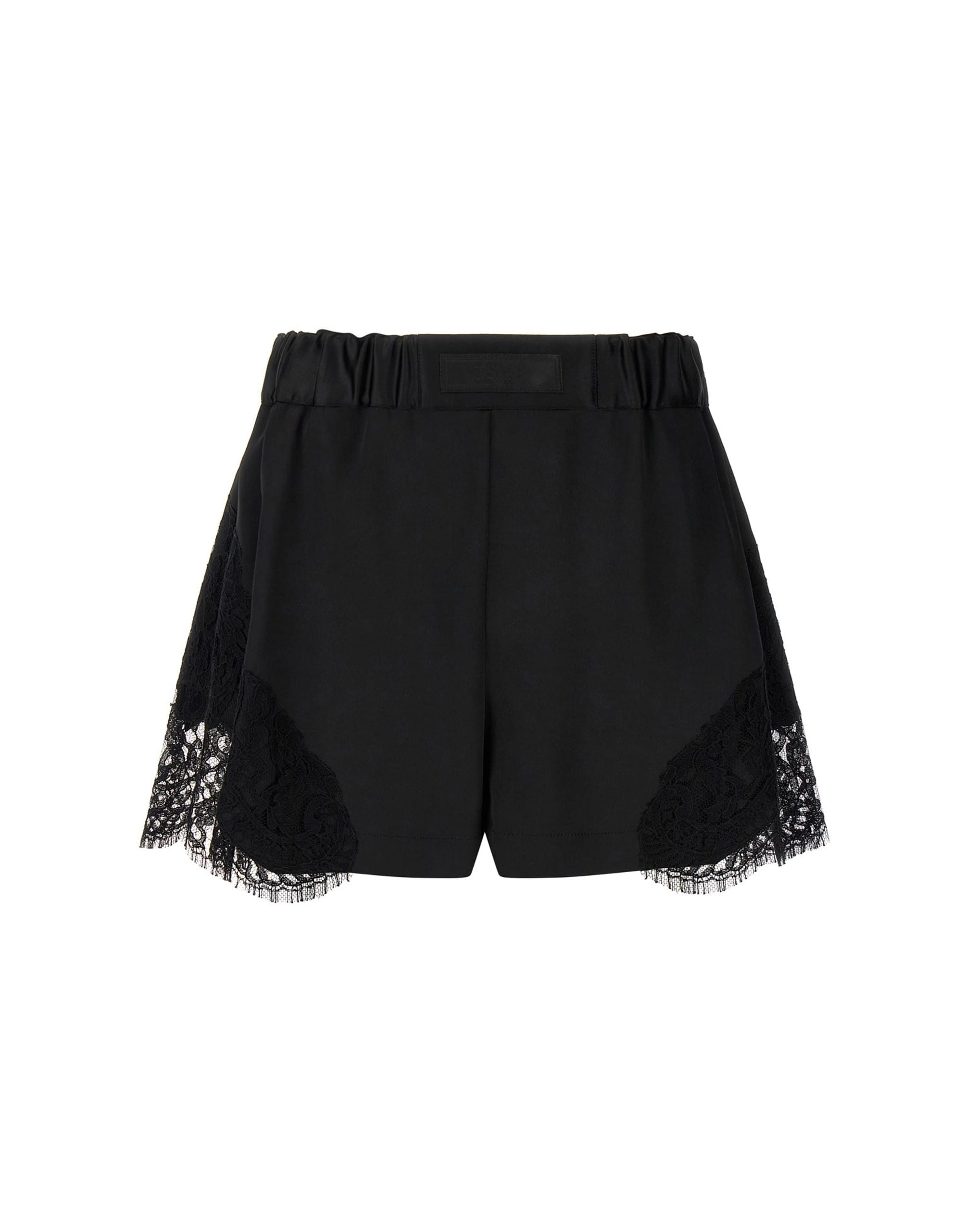 Versace Versace Lace Insert Satin Shorts