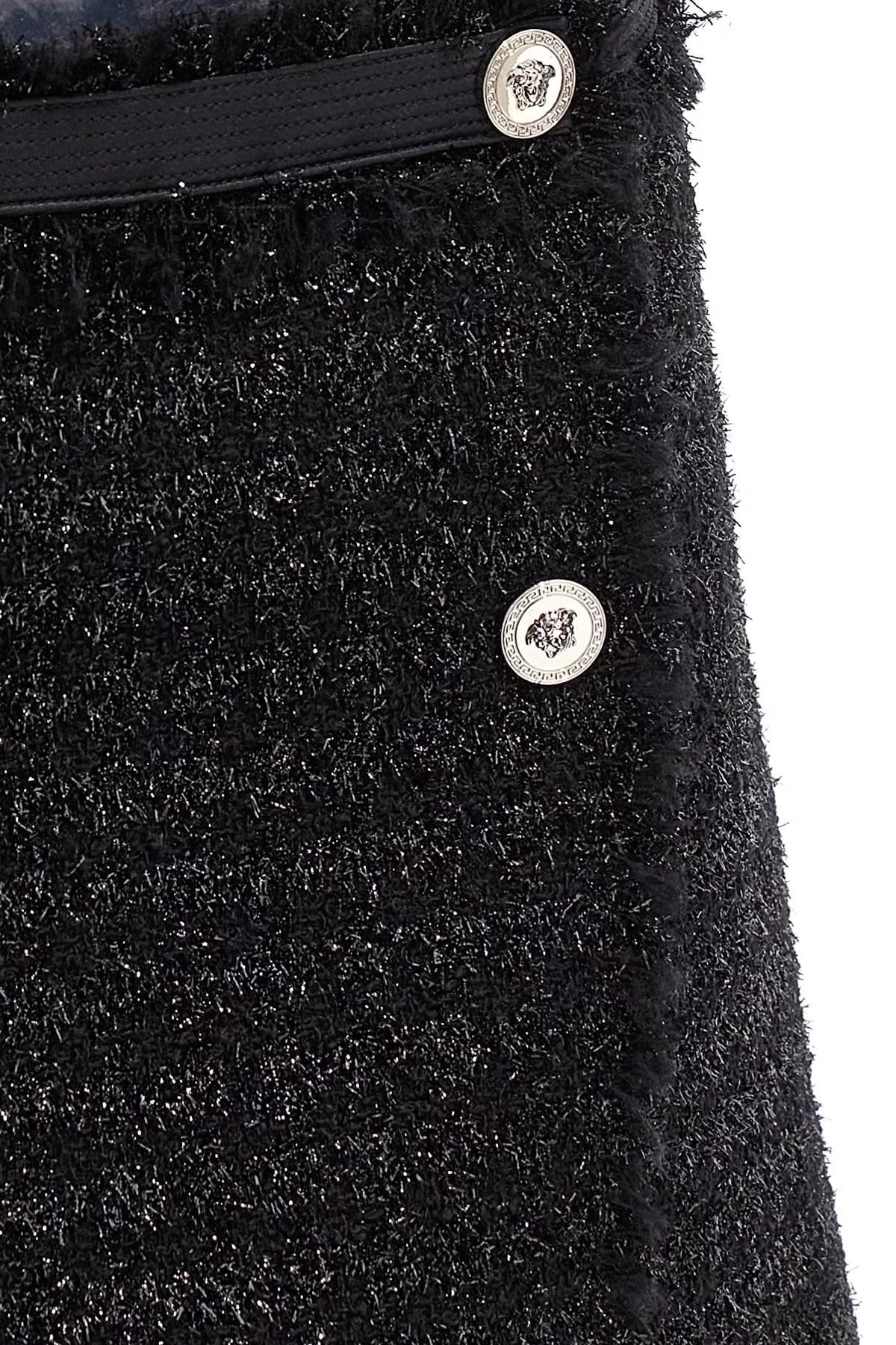 Versace Versace Lurex Mini Skirt