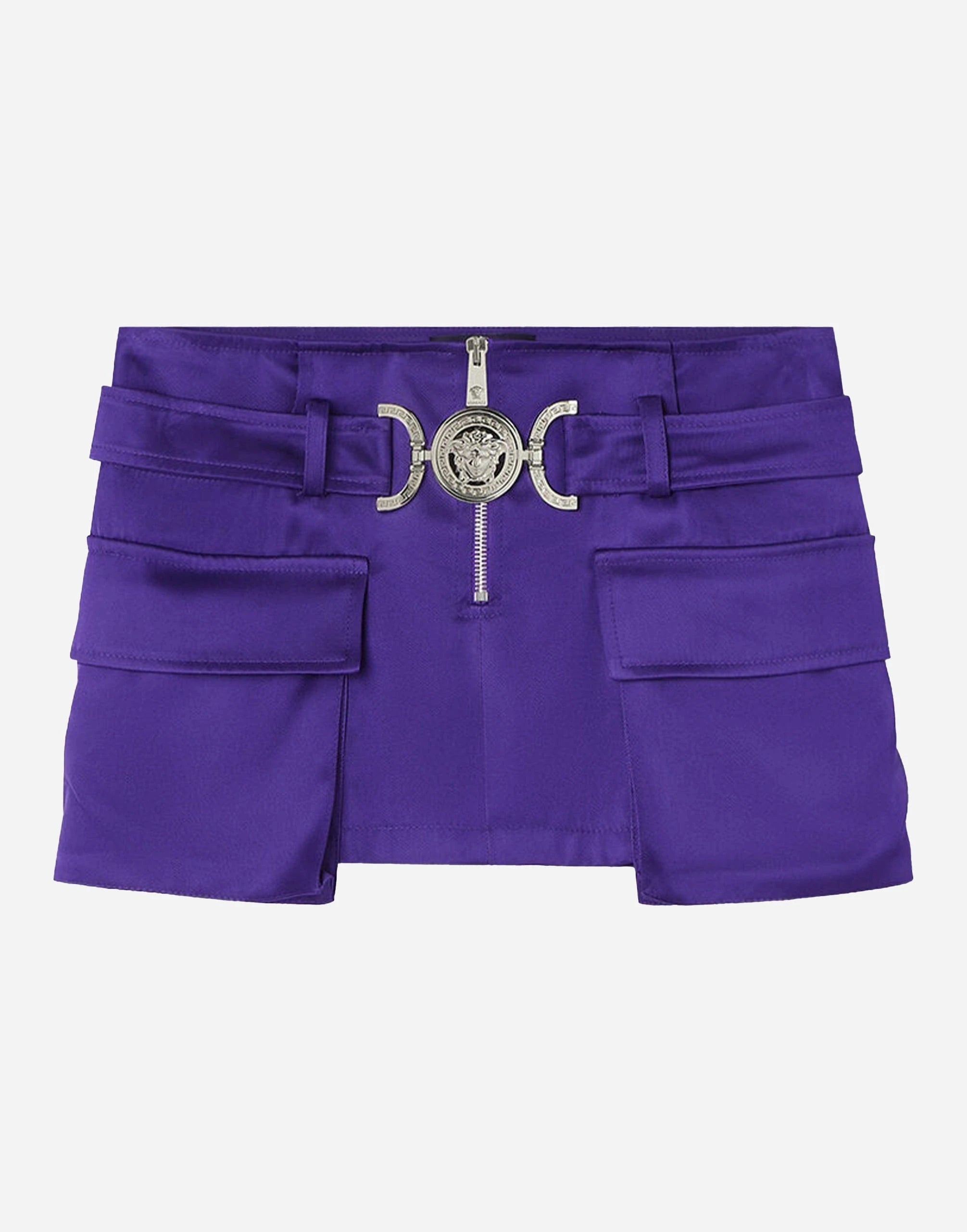 Versace Medusa Biggie Cargo Mini Skirt