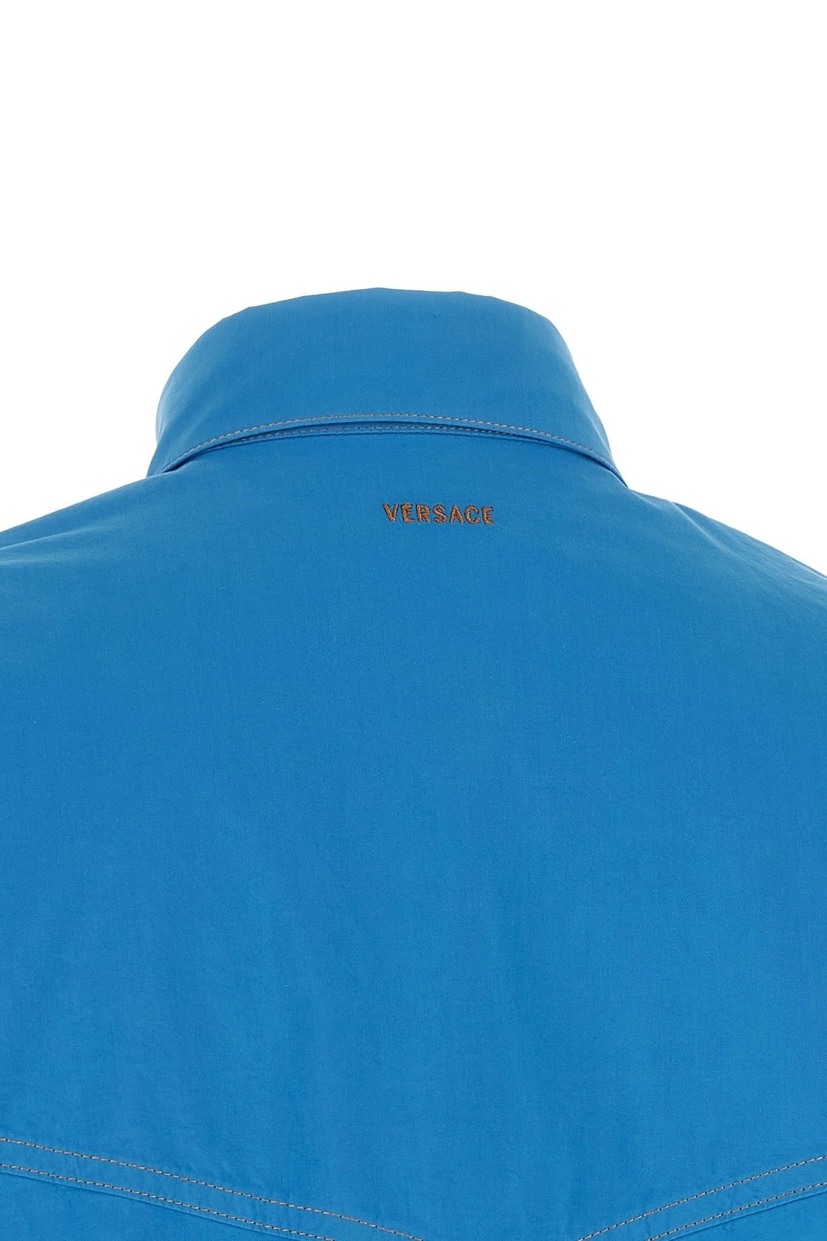 Versace Cropped-Hemd mit Medusa-Knöpfen