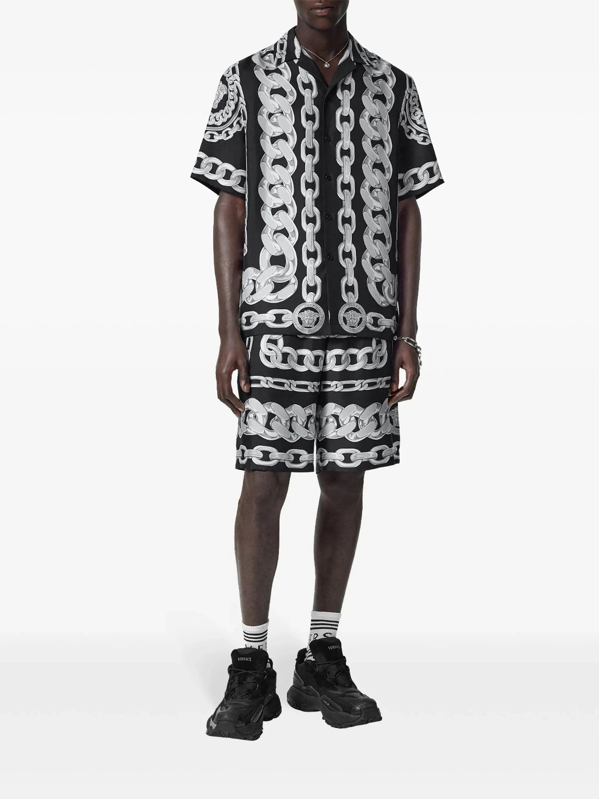 Versace 'Medusa Chains' Bermuda Shorts