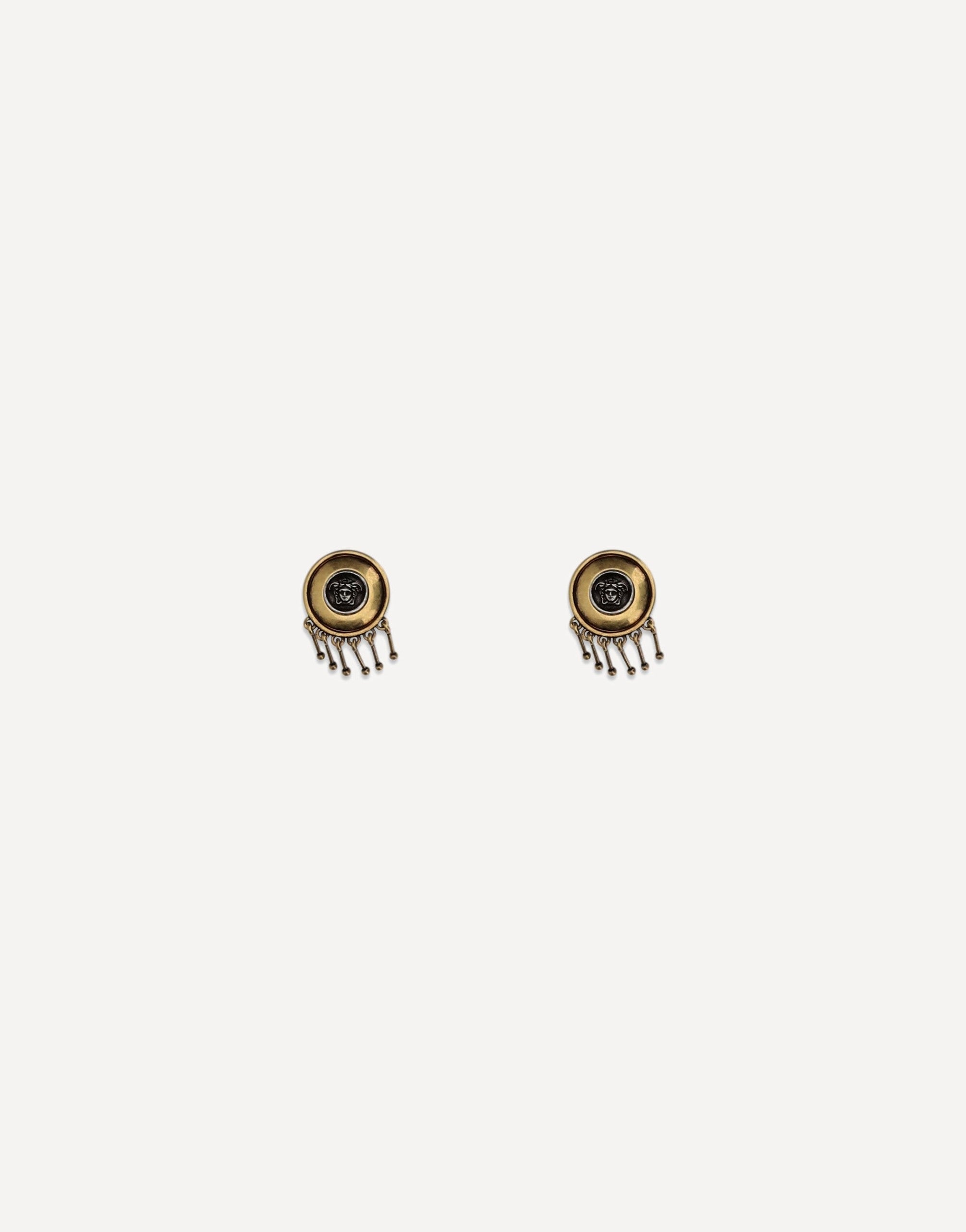 Versace Medusa Clip-On Drop Earrings