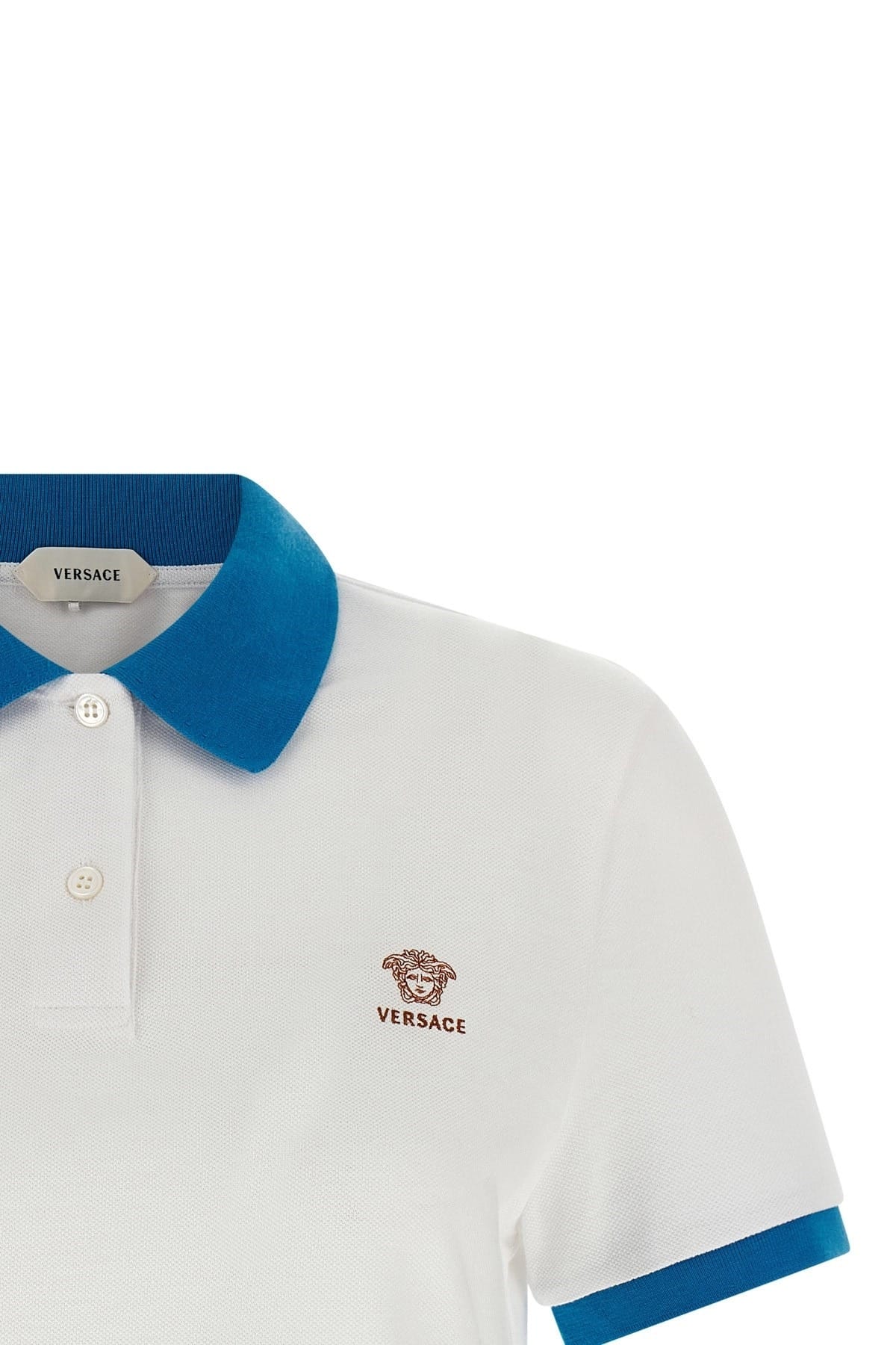 Versace Versace Medusa Cropped Polo Shirt