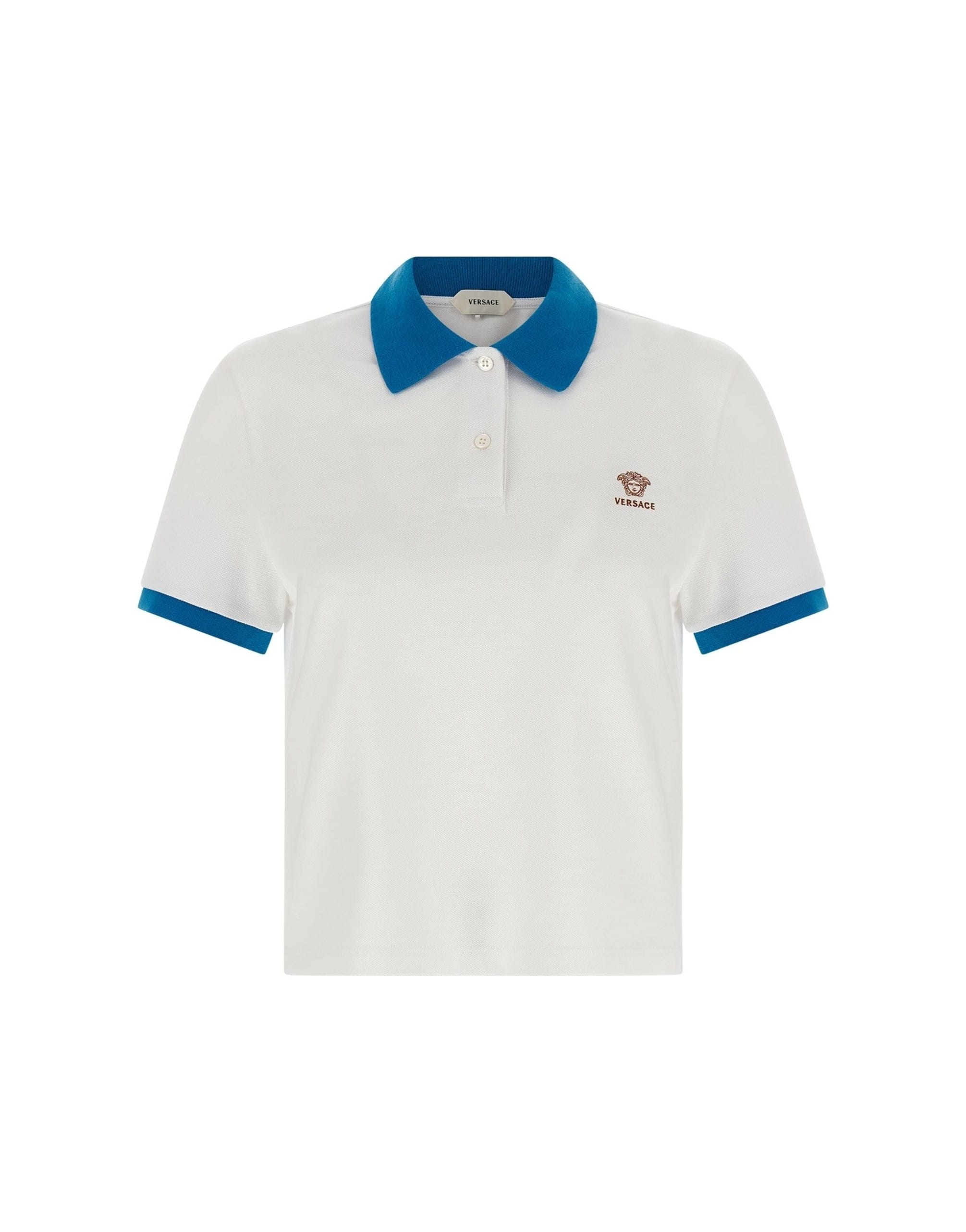 Versace Versace Medusa Cropped Polo Shirt