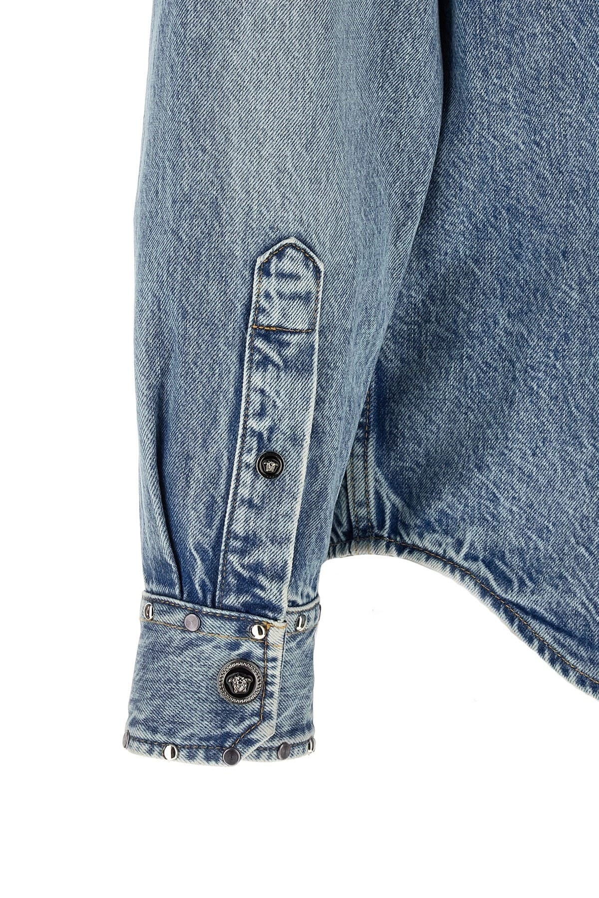 Versace Versace Medusa Denim Shirt