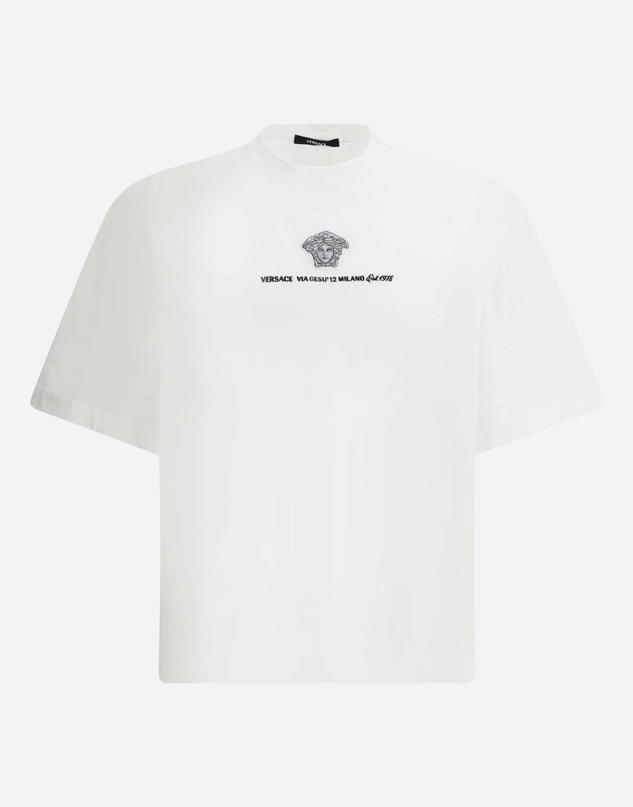 Versace Medusa Embroidered T-Shirt