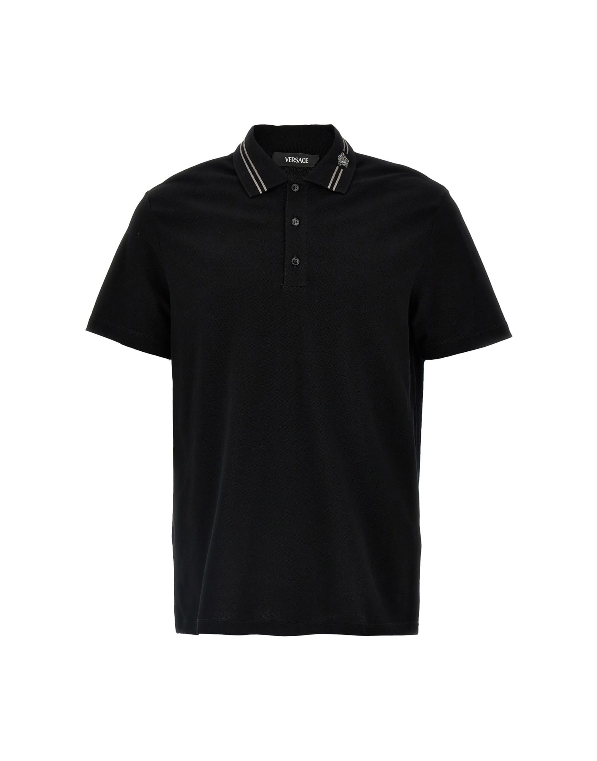 Versace Versace Medusa Embroidery Polo Shirt
