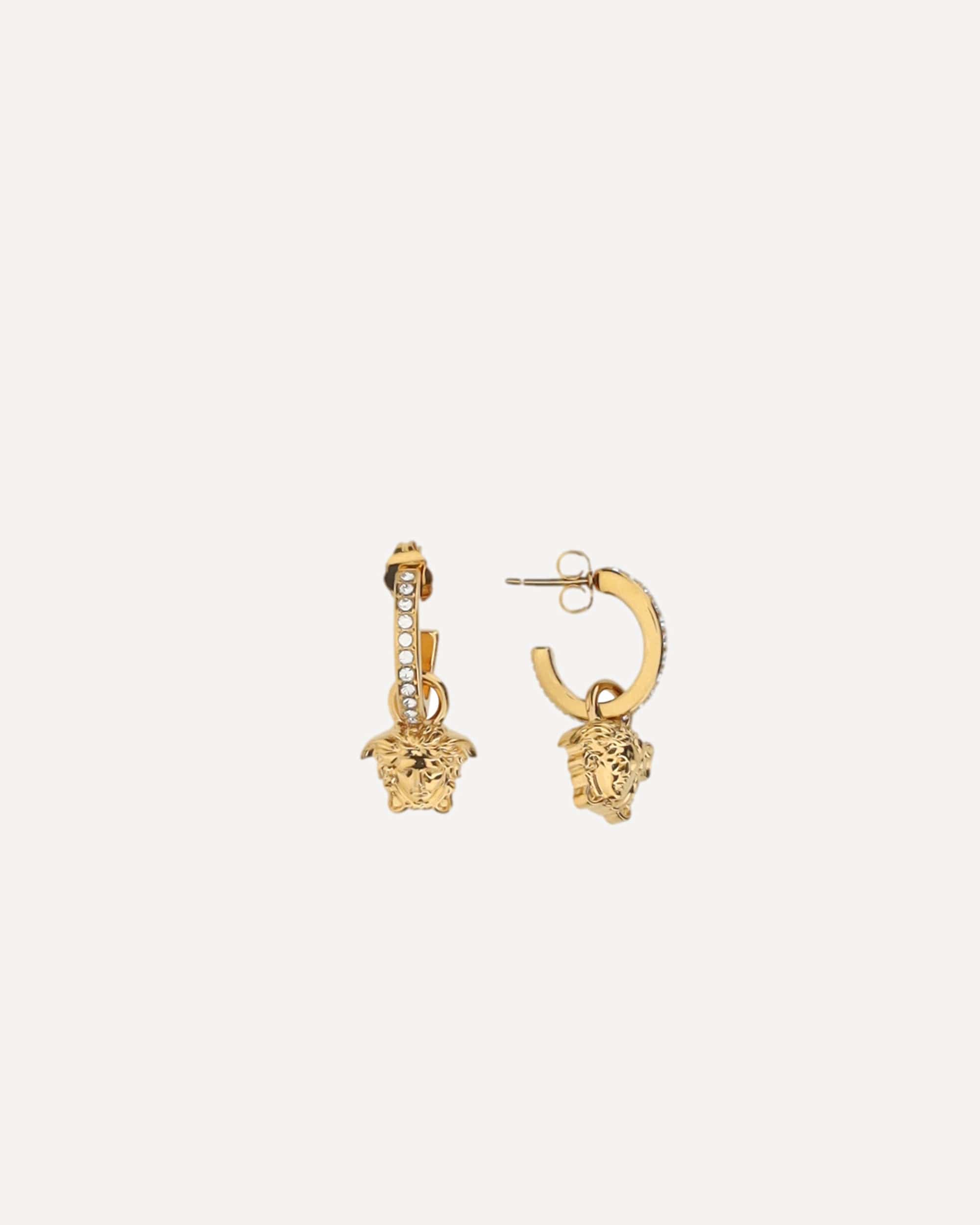Versace Medusa Head Drop Earrings