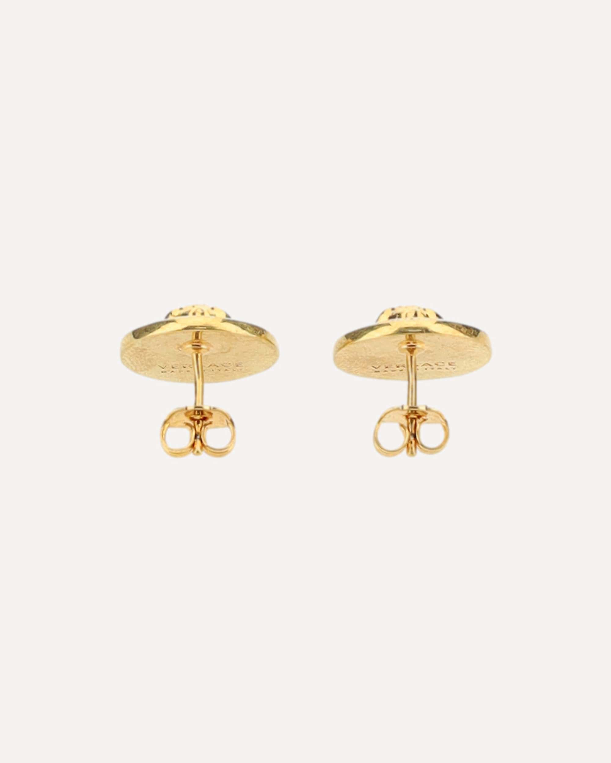 Versace Medusa Logo Clip-On Earrings - alternate view