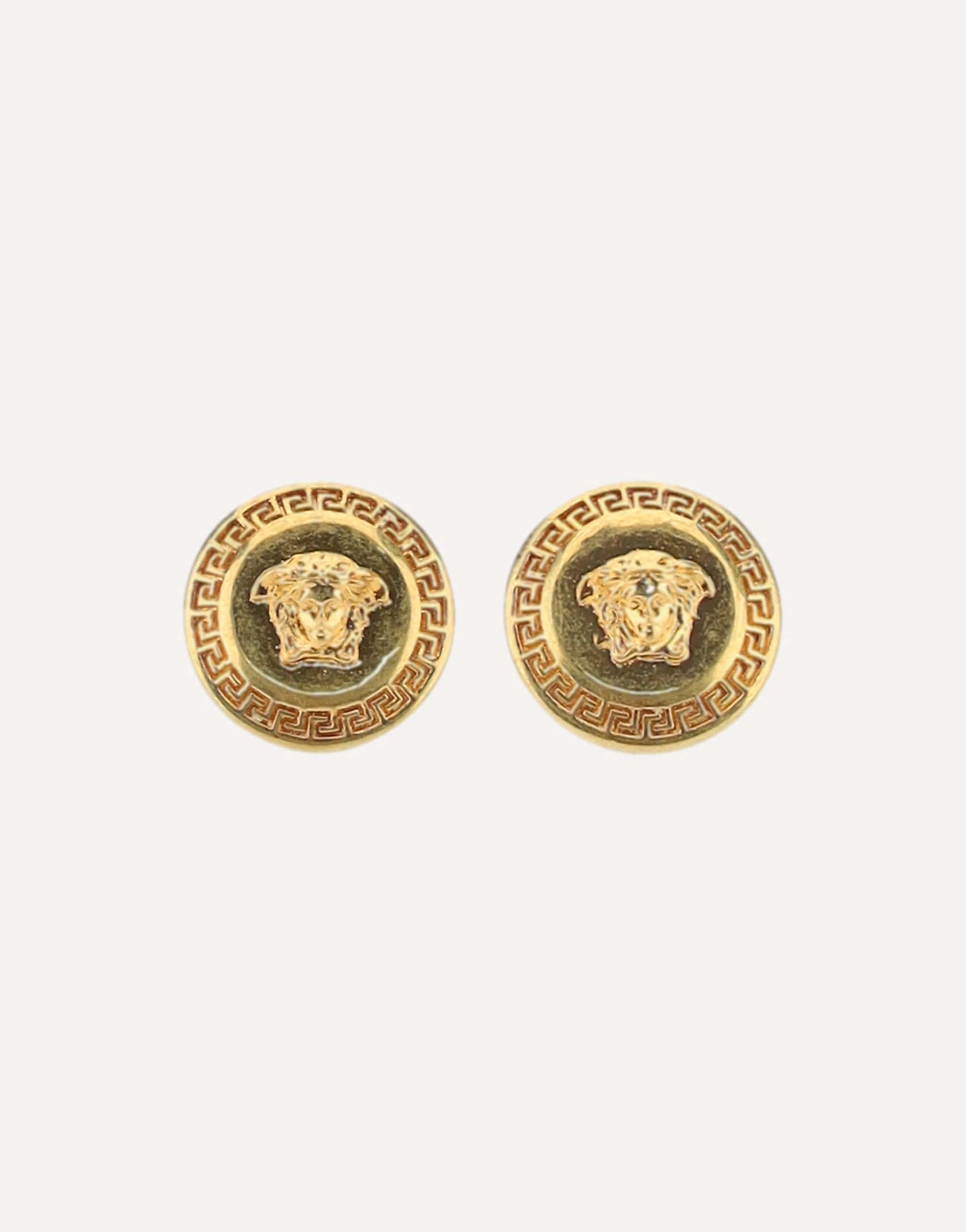 Versace Medusa Logo Clip-On Earrings