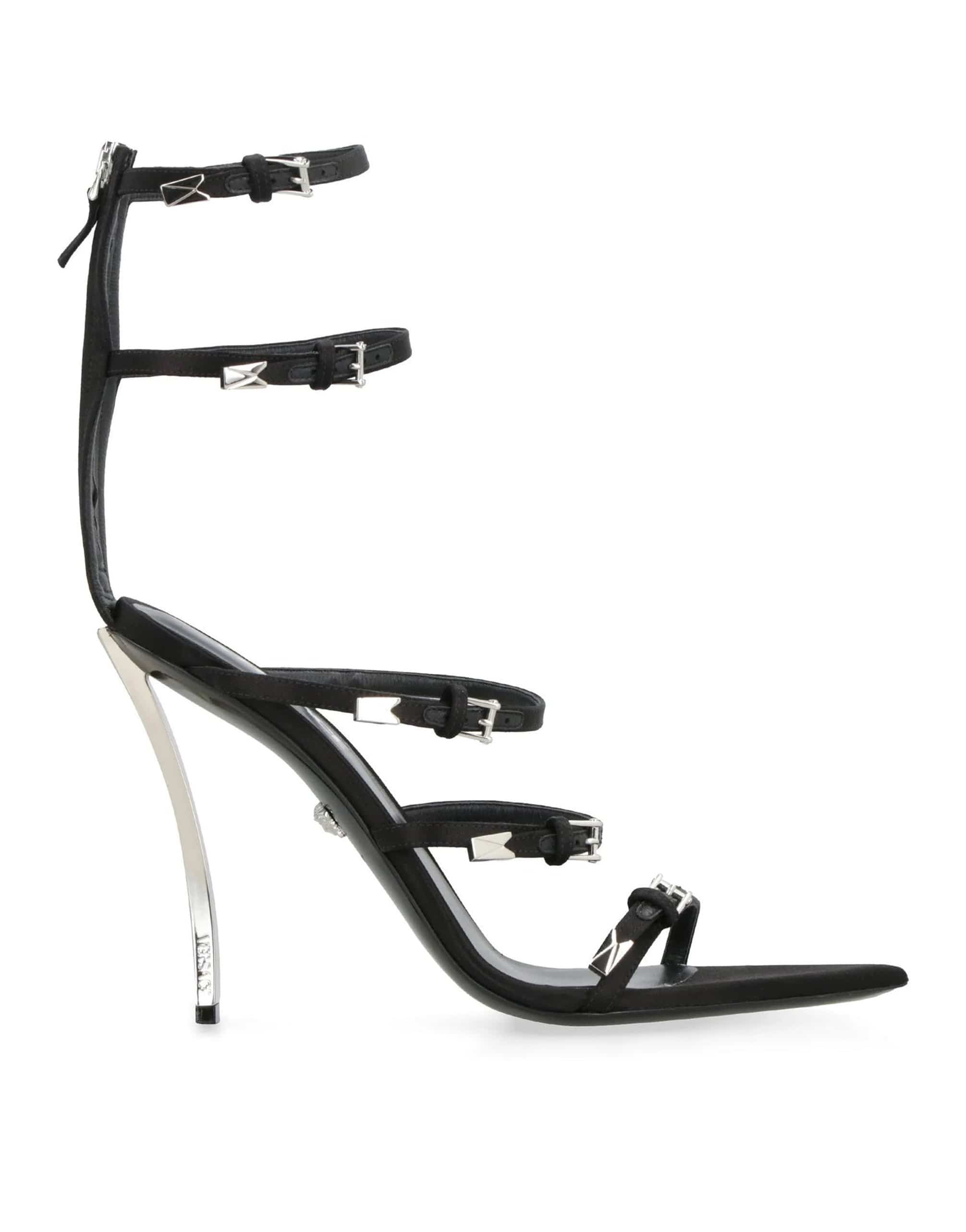 Versace Pin-Points Leather Sandals