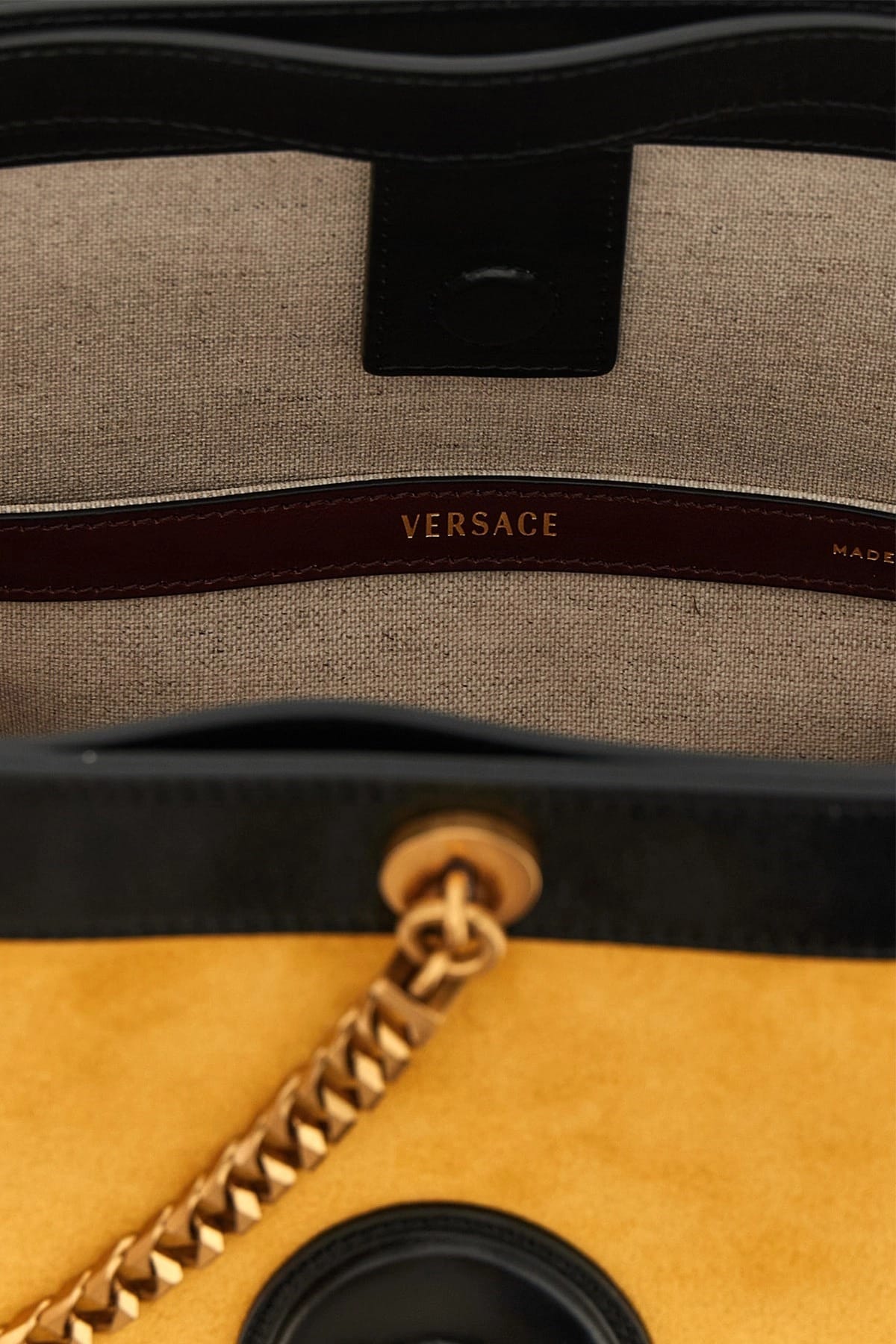 Versace Versace Pivot Small Bucket Bag