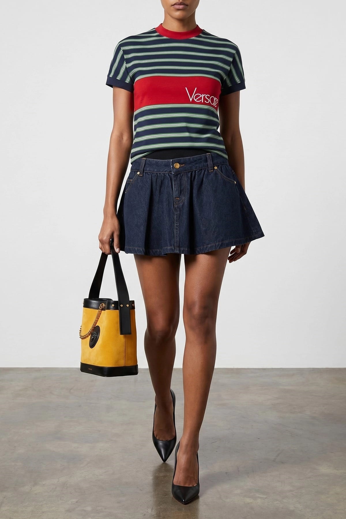 Versace Pivot Small Bucket Bag - alternate view