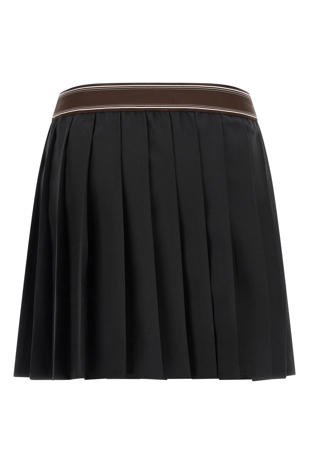 Versace Pleated Medusa Mini Skirt