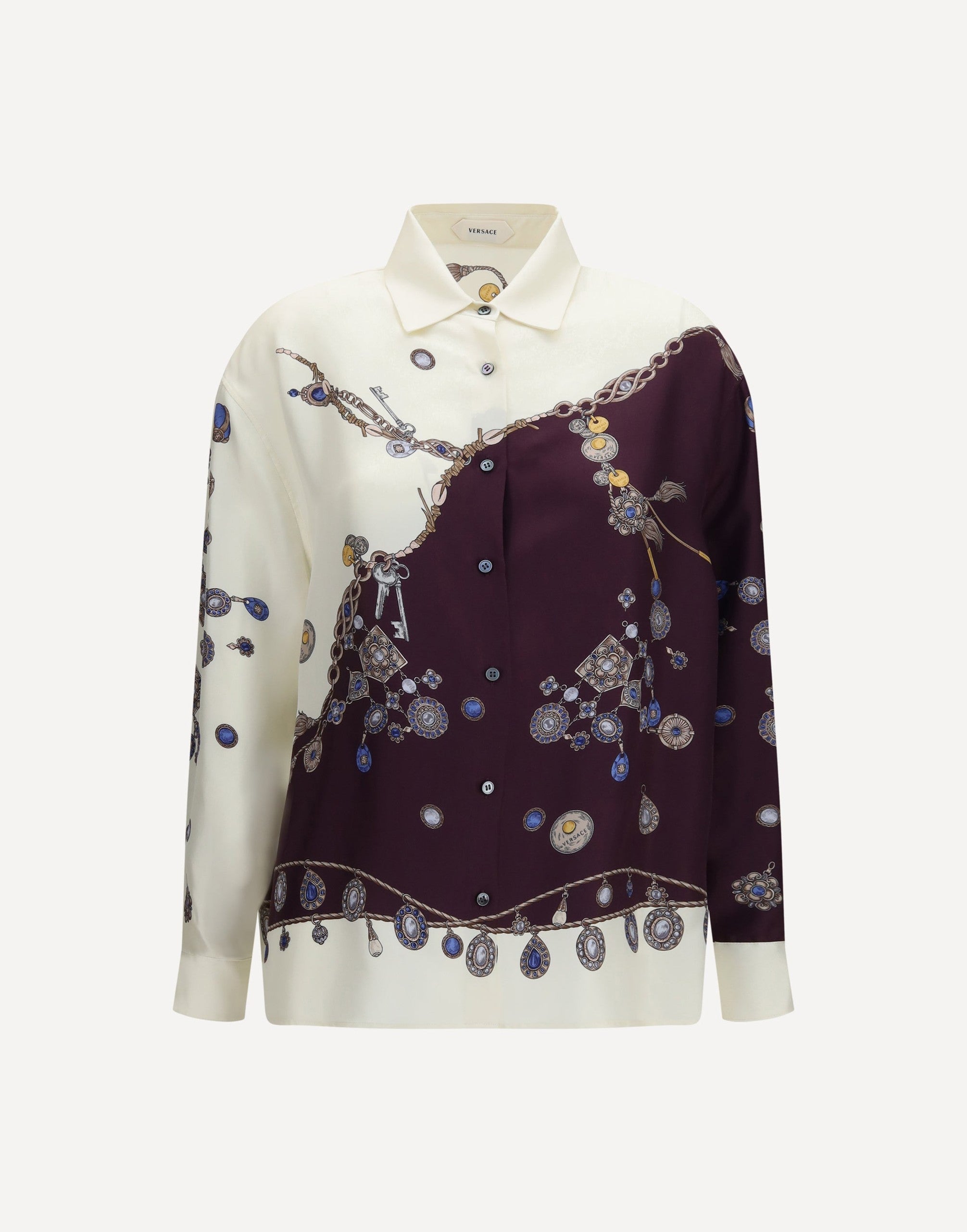 Versace Printed Silk Shirt