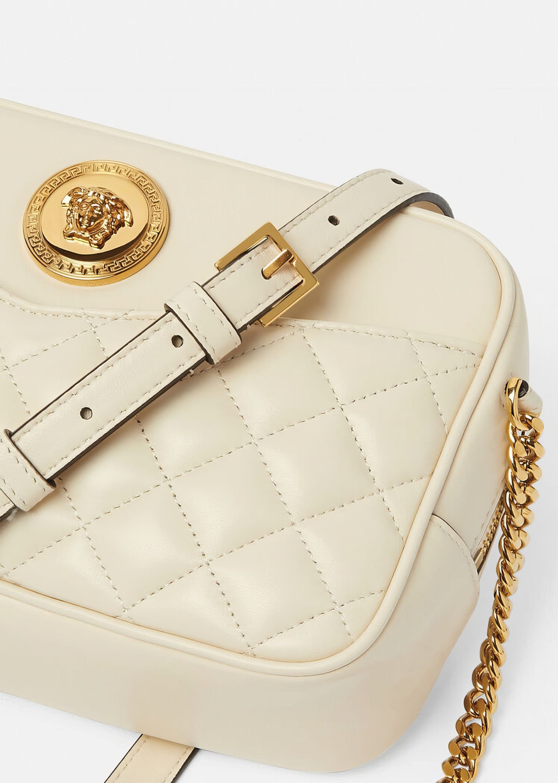 Versace Quilted Shoulder Bag