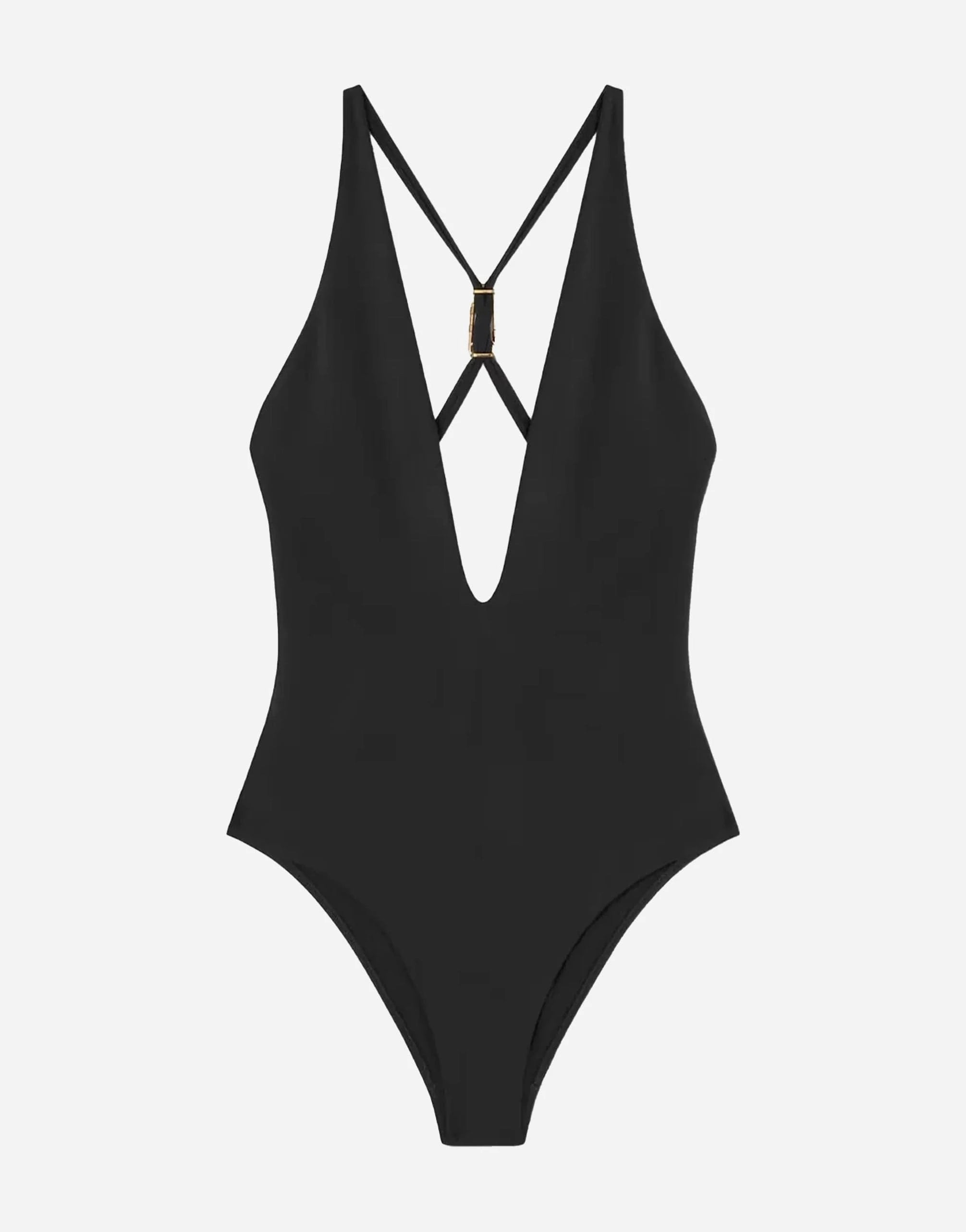 Versace Safety Pin One-Piece Swimsuit