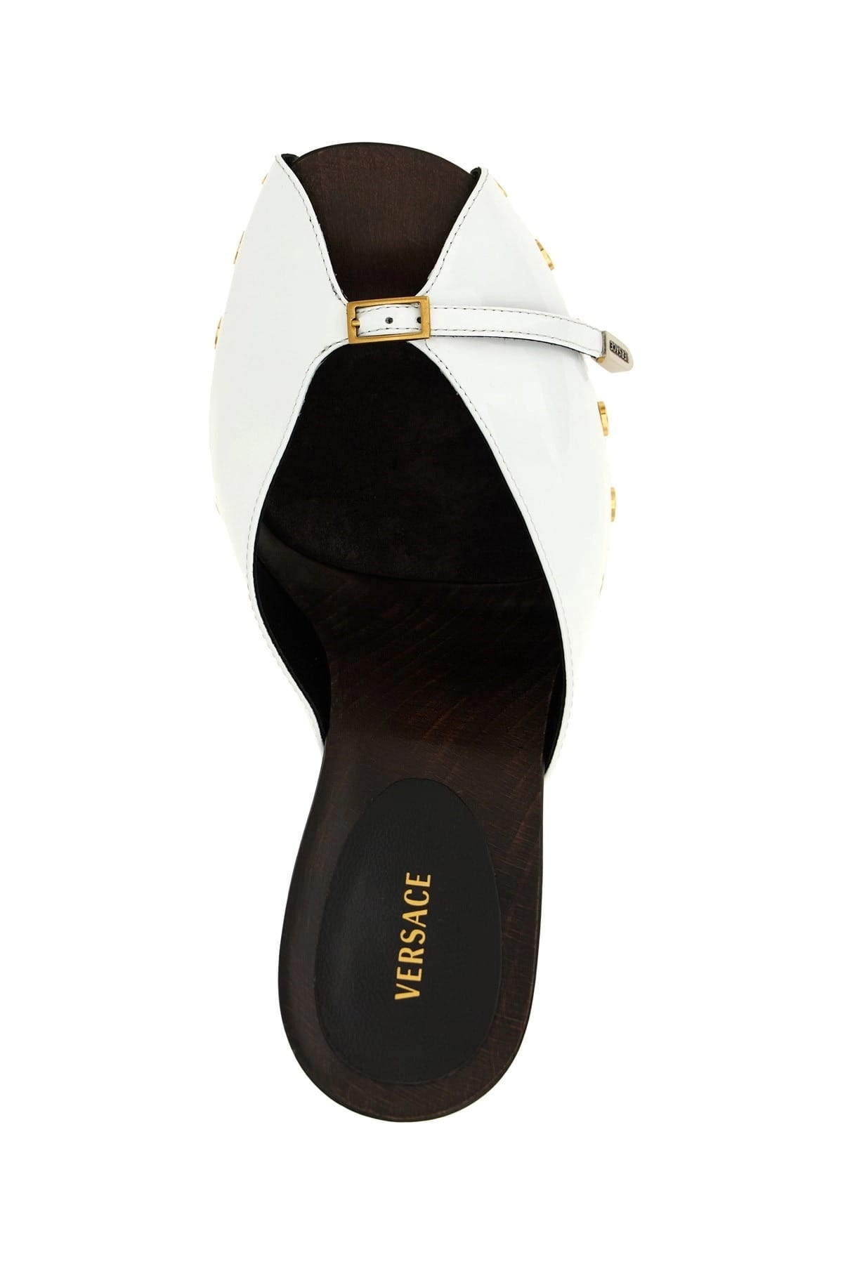 Versace Versace Sassi Patent Leather Clogs