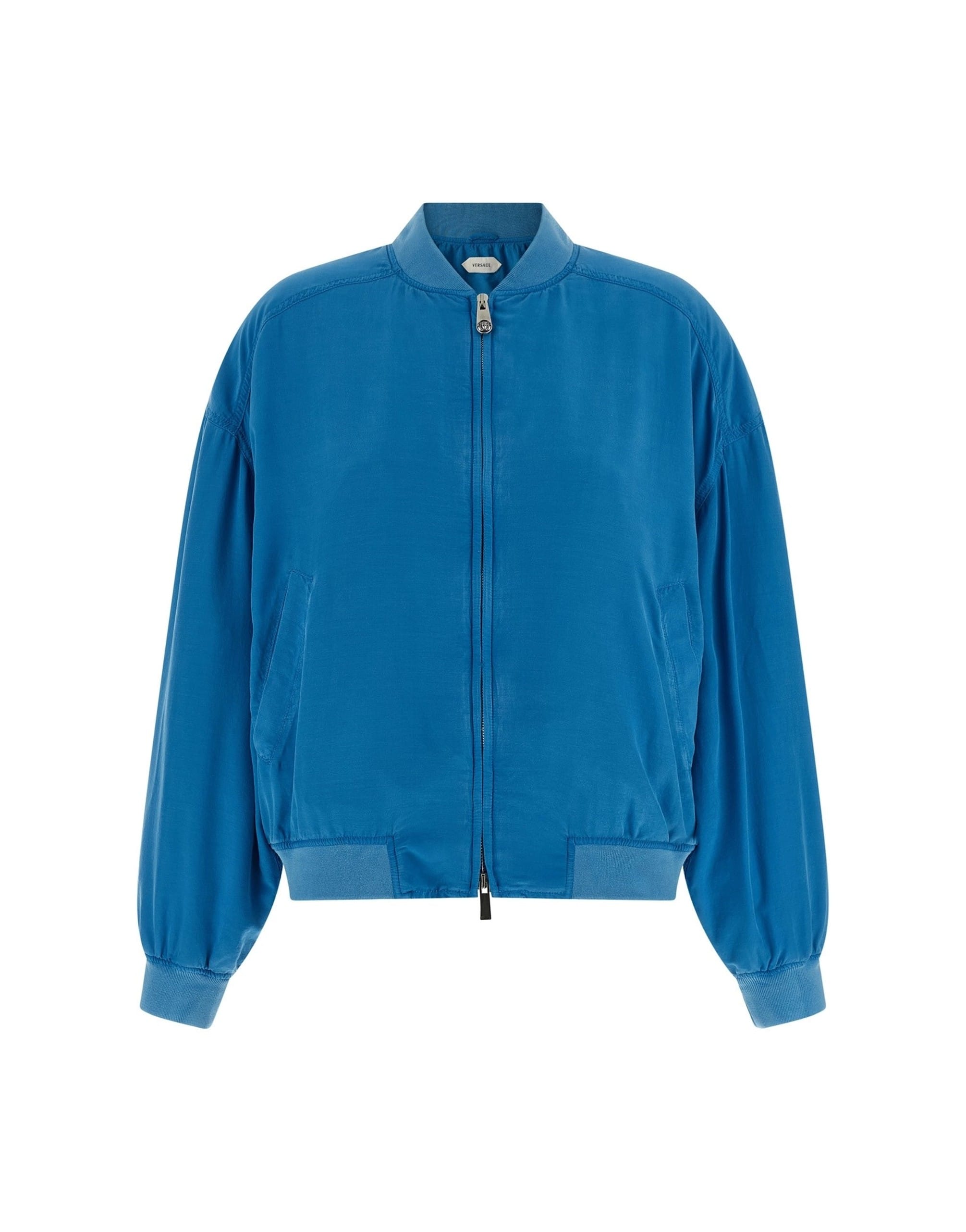 Versace Versace Silk Poplin Blouson