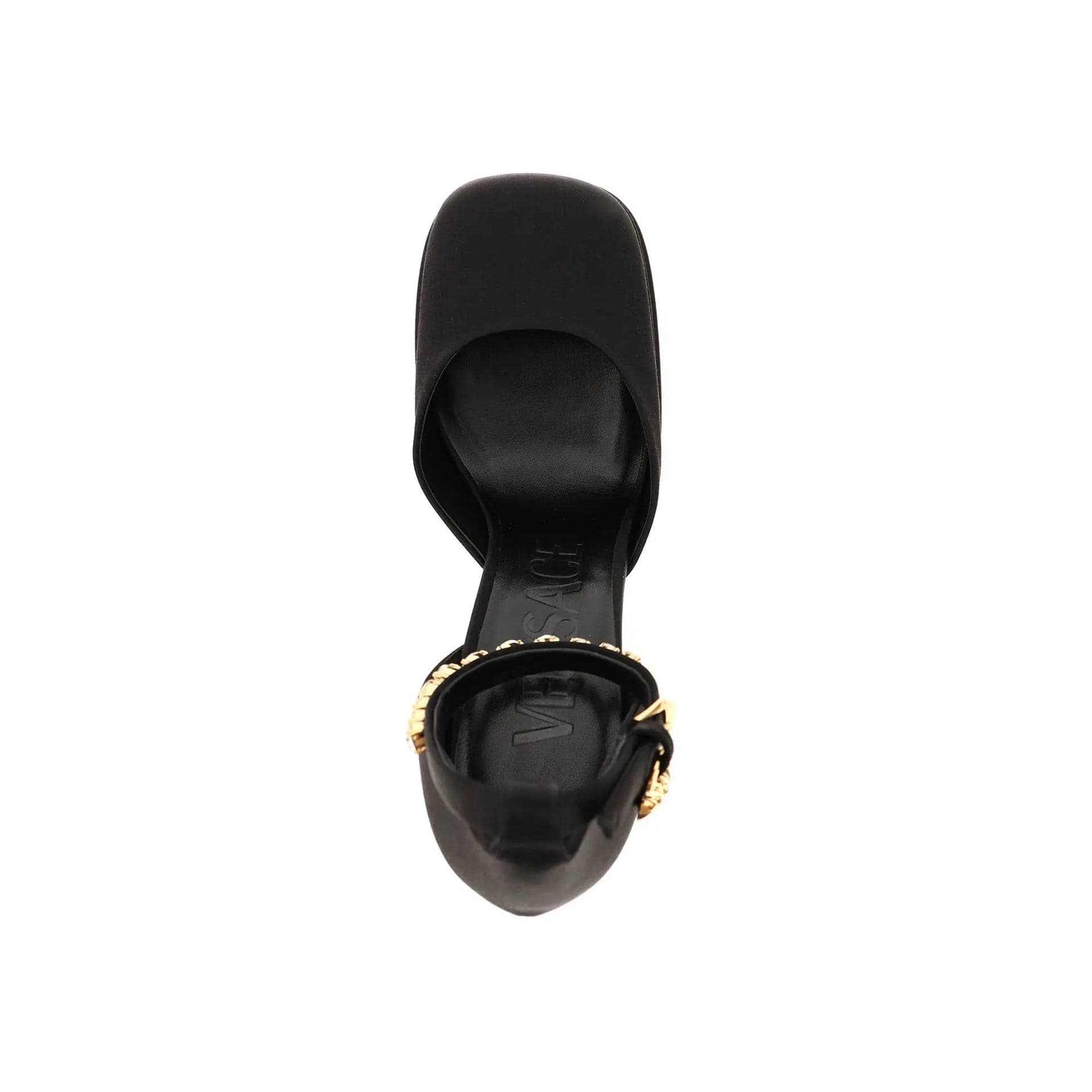 Versace Silk Satin Platform Pumps