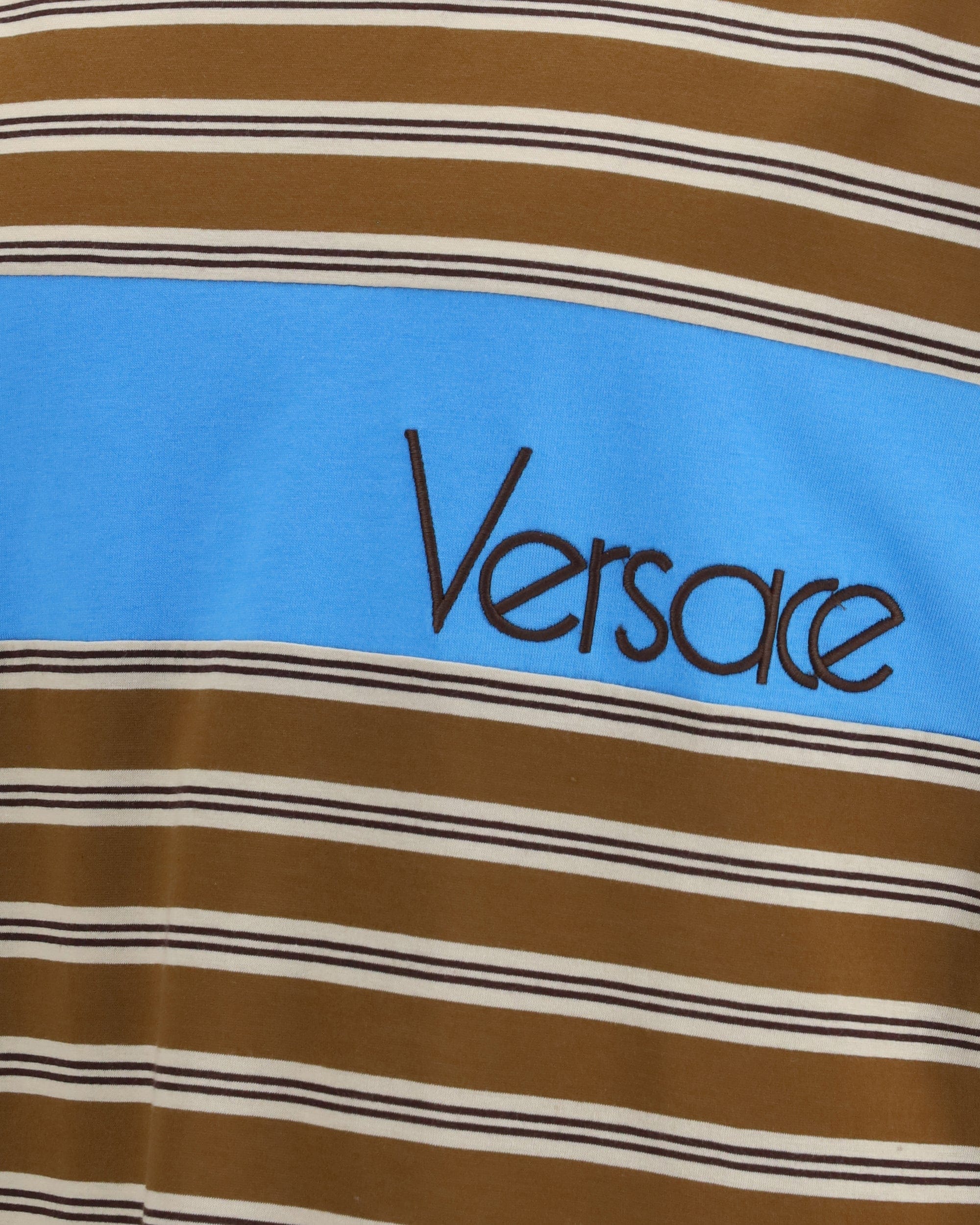Versace Versace Striped Cotton T-Shirt