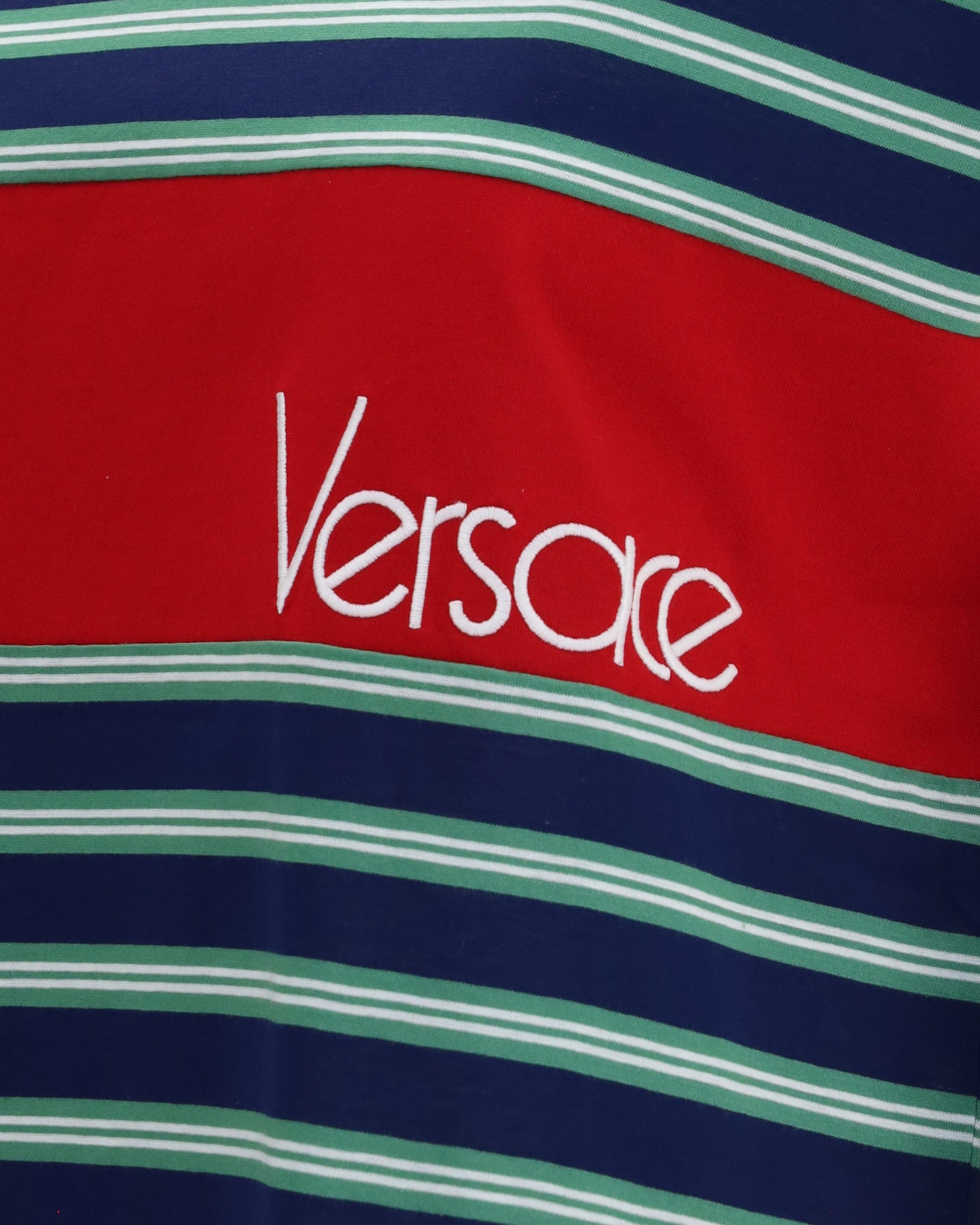 Versace Versace Striped Cotton T-Shirt