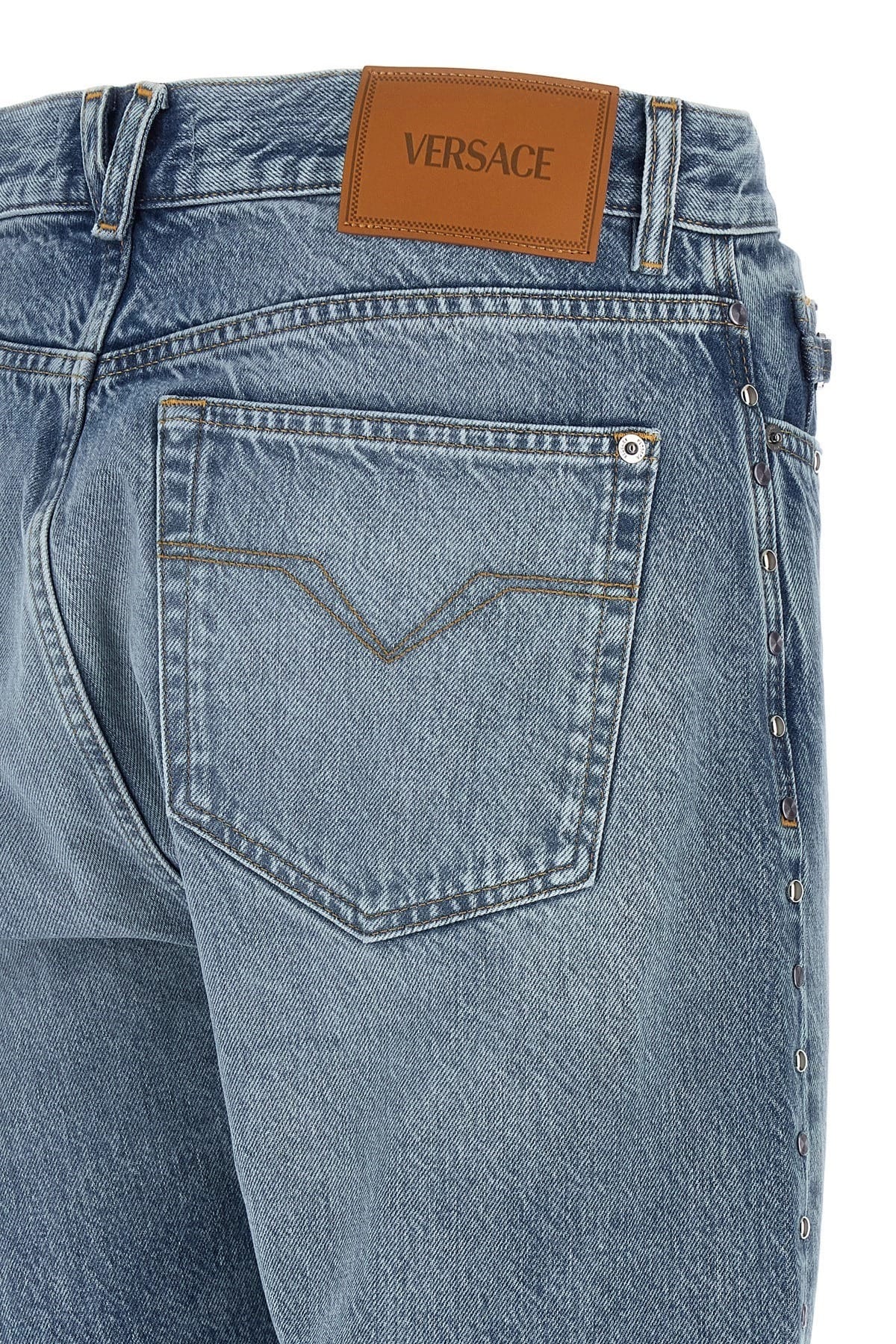 Versace Versace Studded Jeans