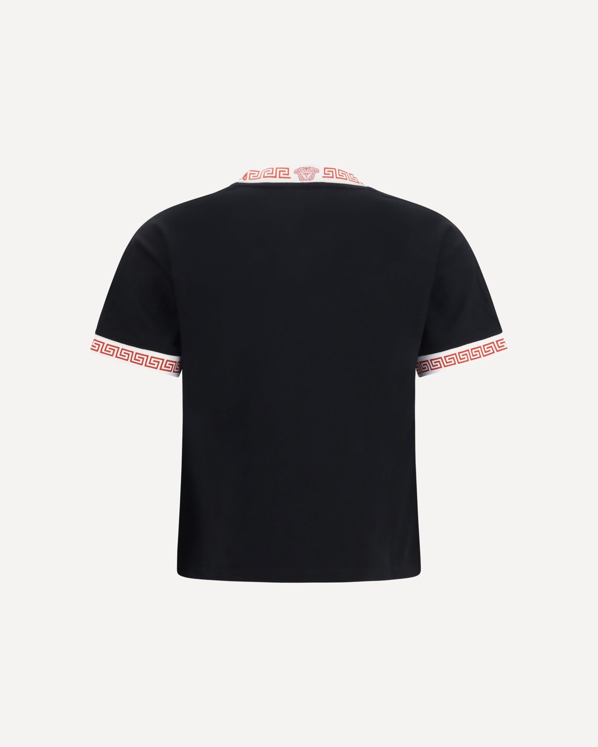 Versace T-Shirt With Greca Details - alternate view
