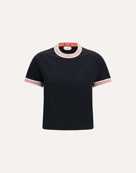 Versace グレカディテール付きTシャツ | Sendegaro JP