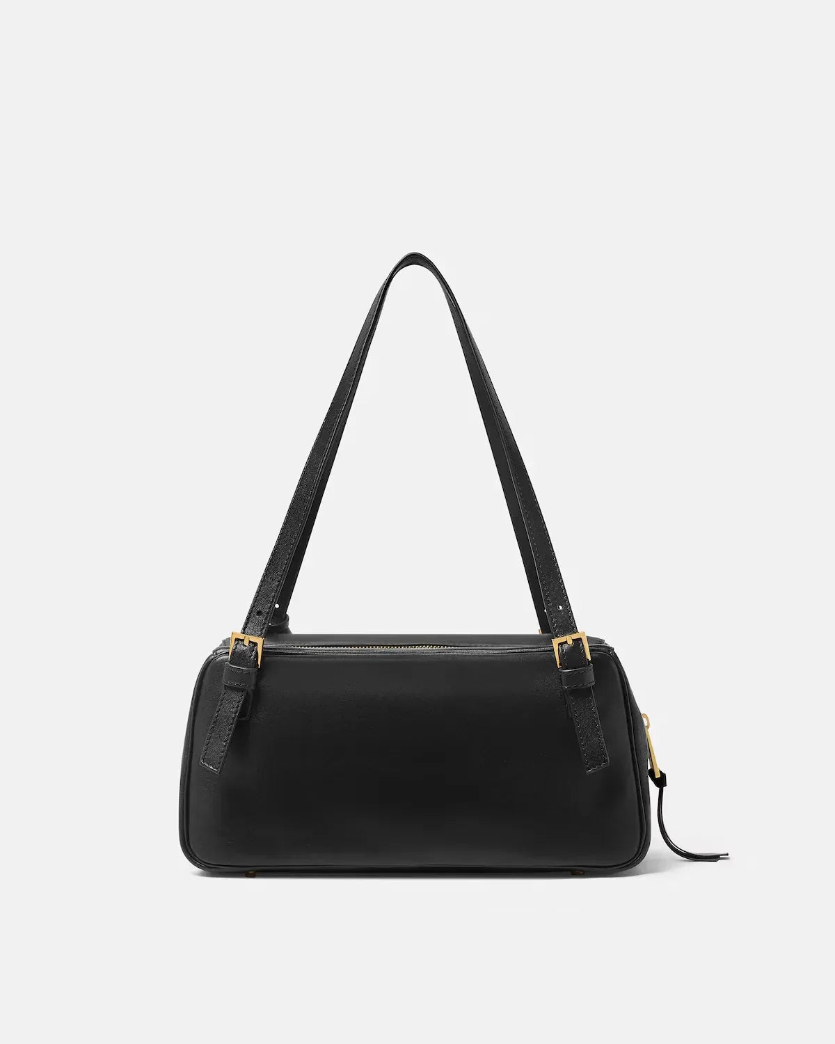 Versace Tag Large Nappa Bowling Shoulder Bag