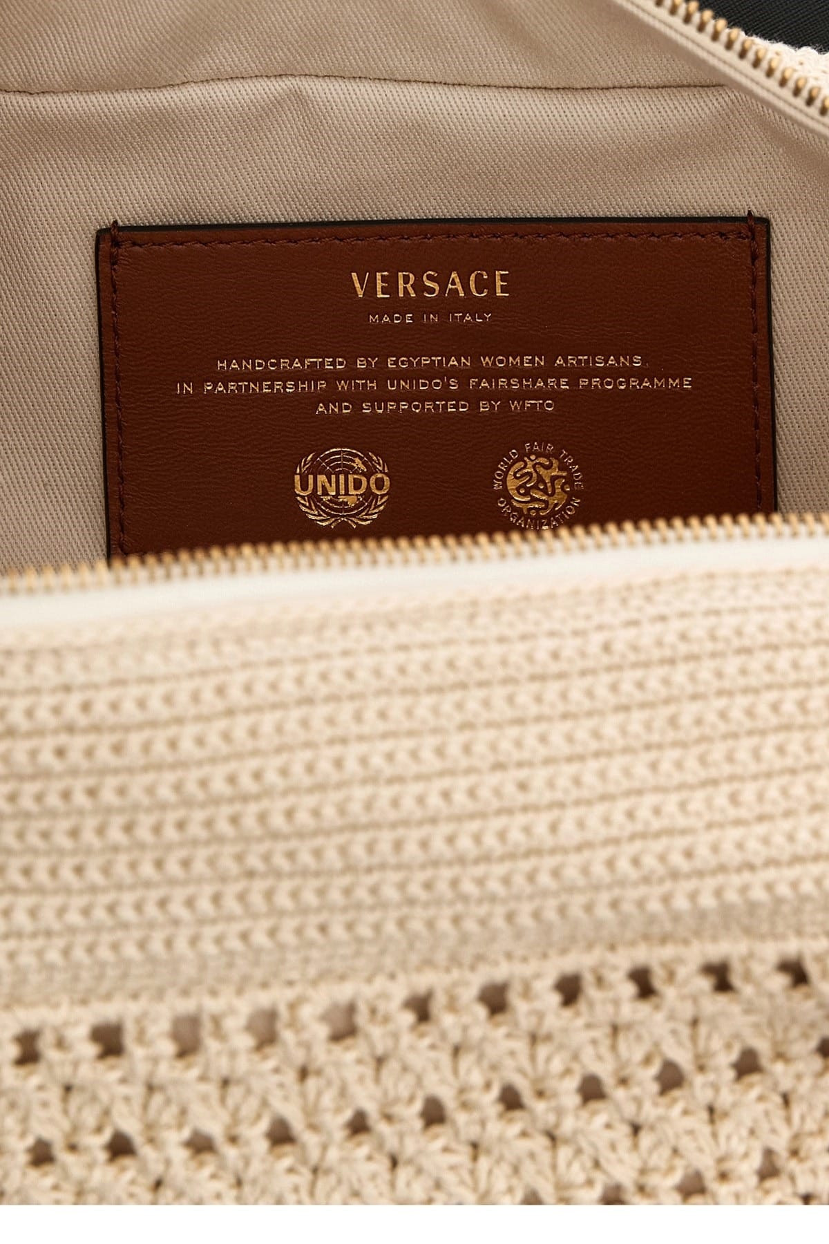 Versace Versace Tag Shoulder Bag