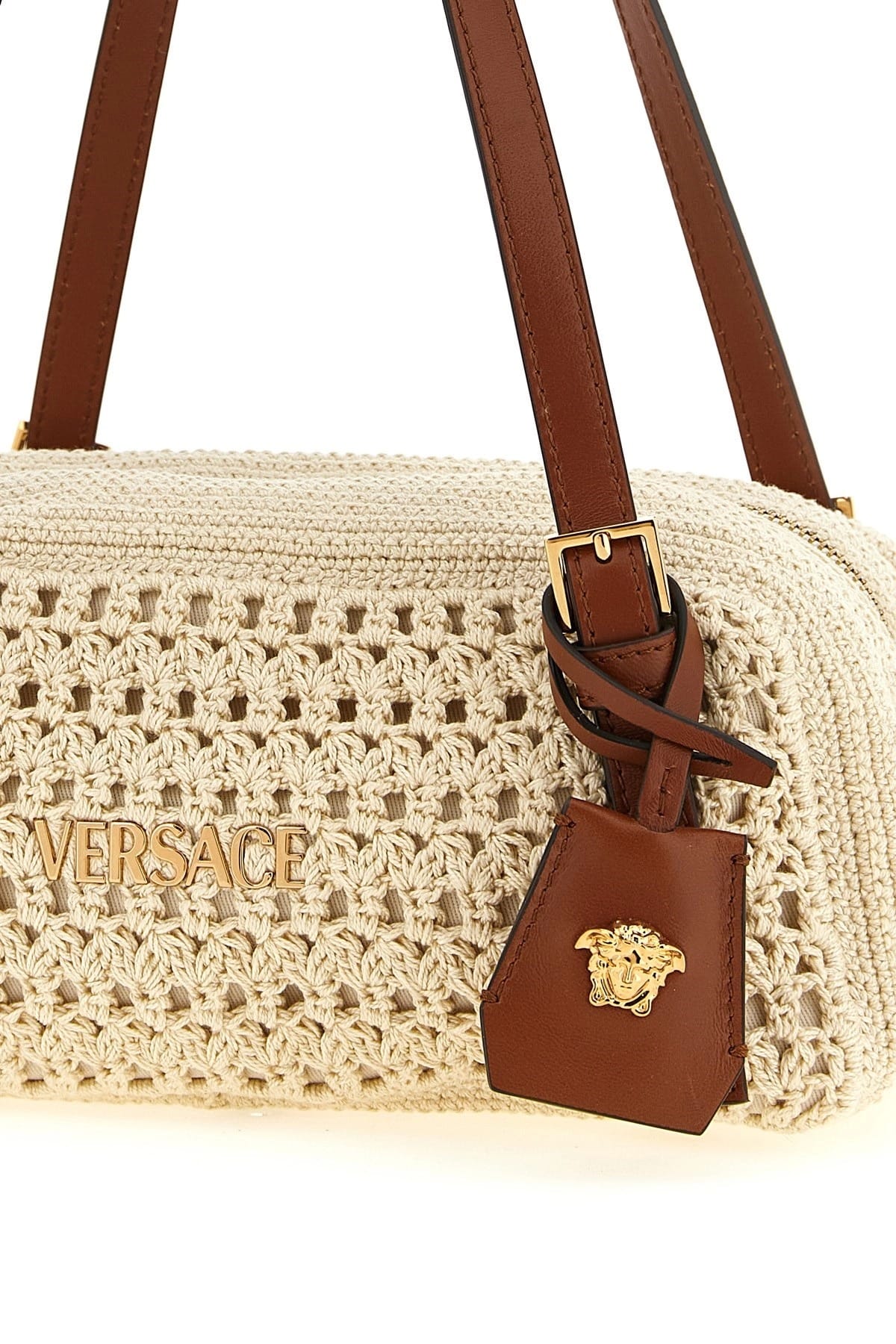 Versace Versace Tag Shoulder Bag