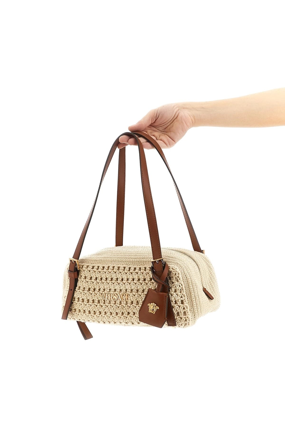 Versace Versace Tag Shoulder Bag