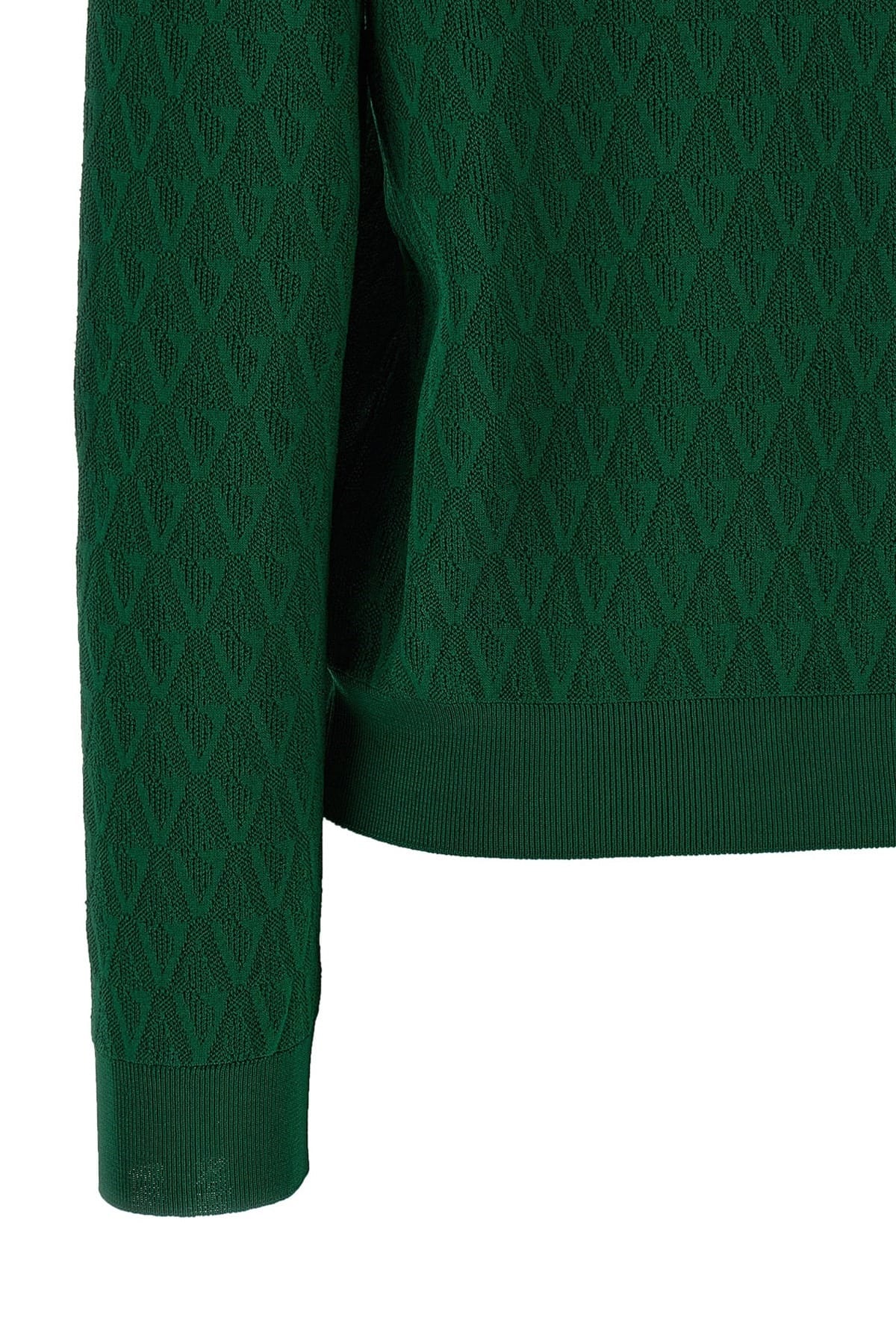 Versace Versace V-Pattern Jacquard Cardigan