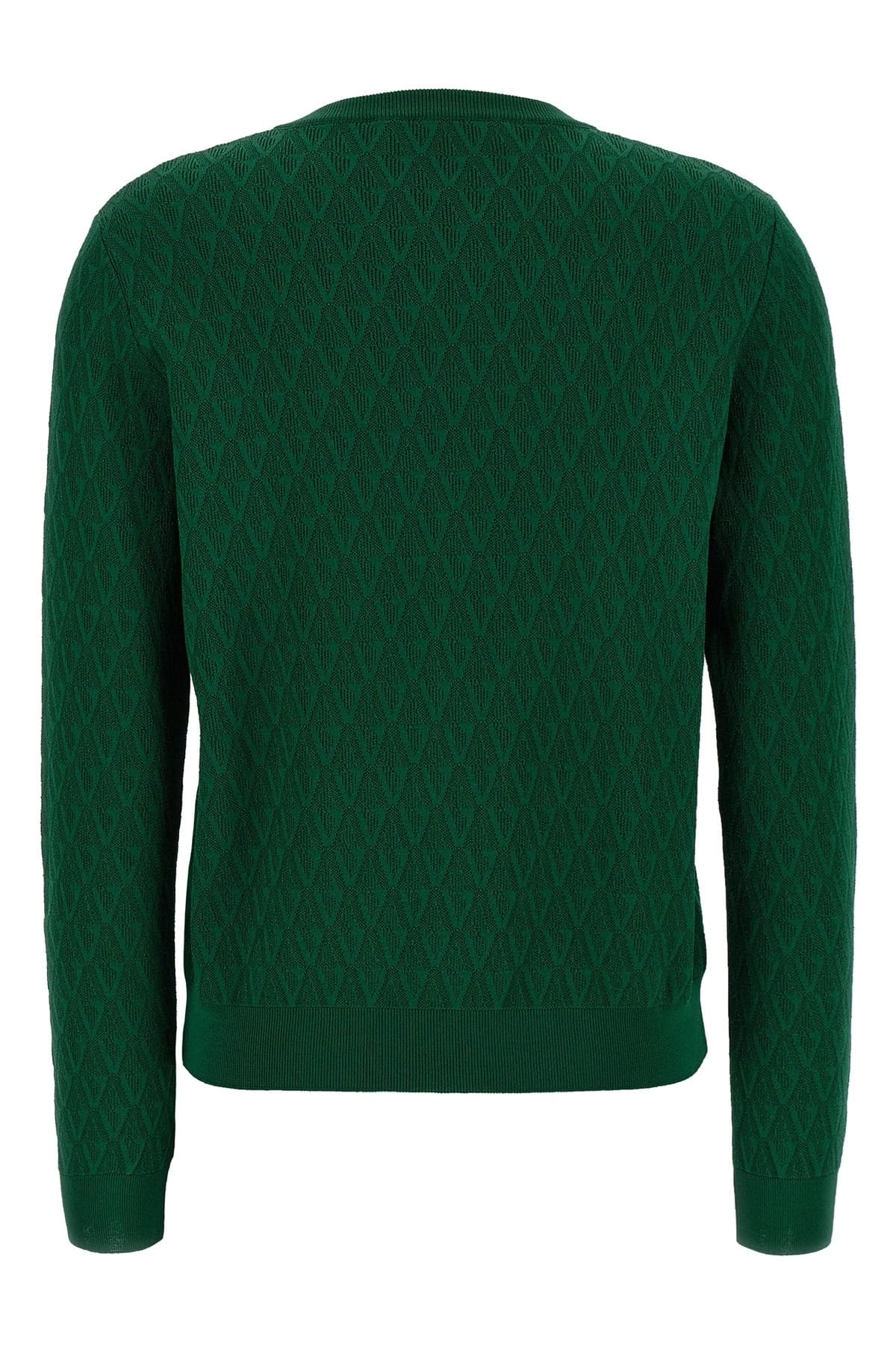Versace Versace V-Pattern Jacquard Cardigan