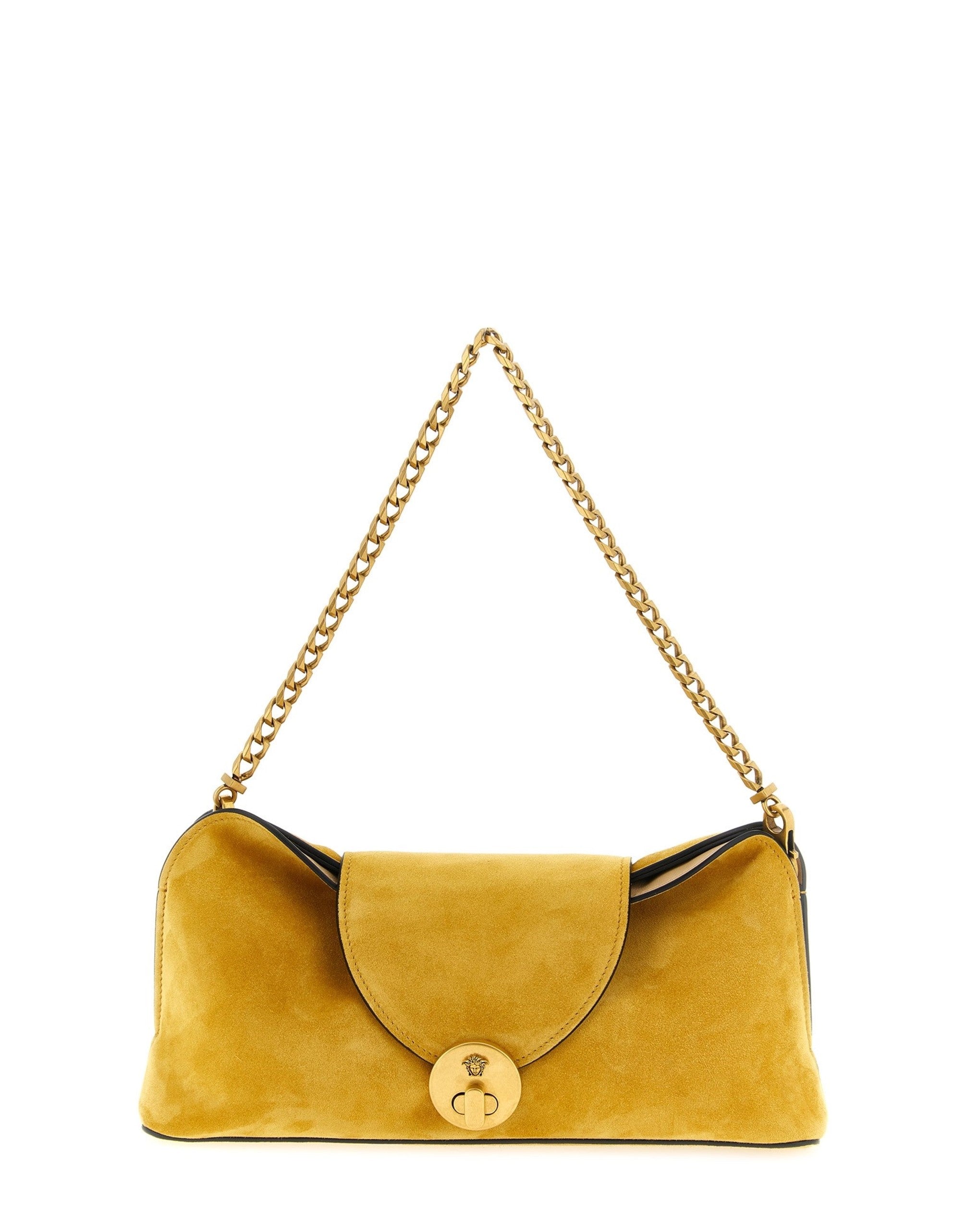 Versace Vivian Suede Clutch