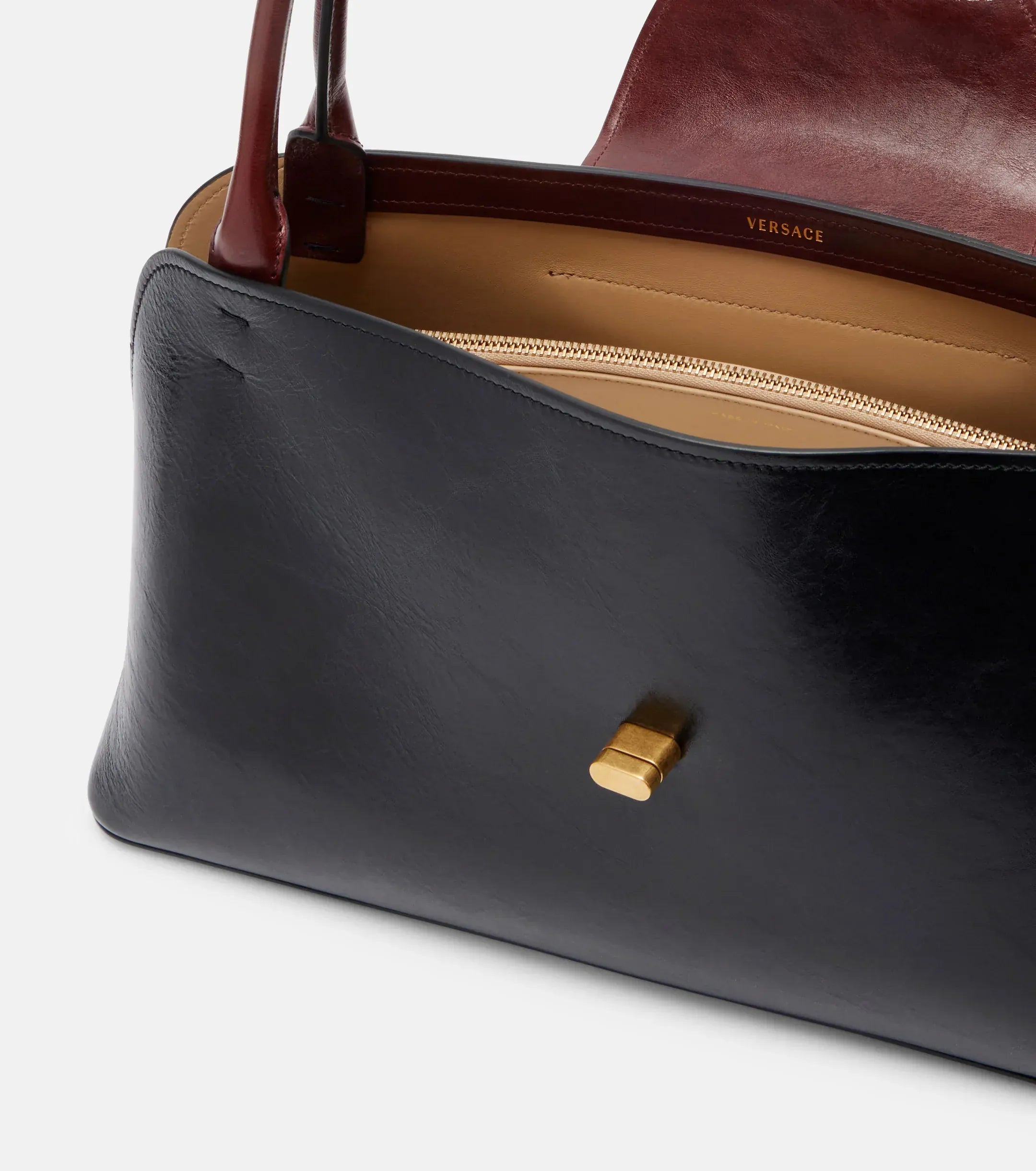 Versace Vivienne Medium Leather Shoulder Bag