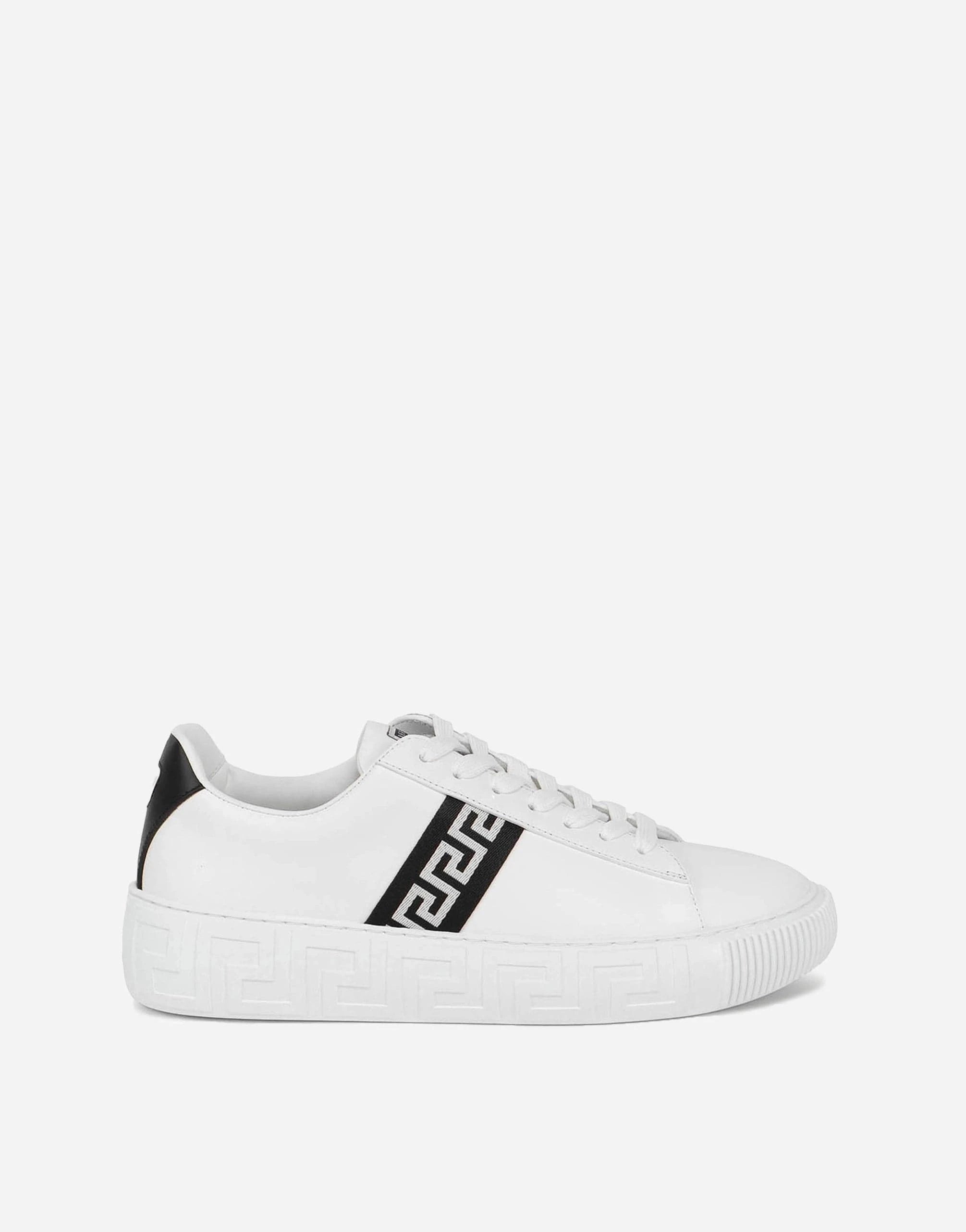 Versace White Greca sneakers