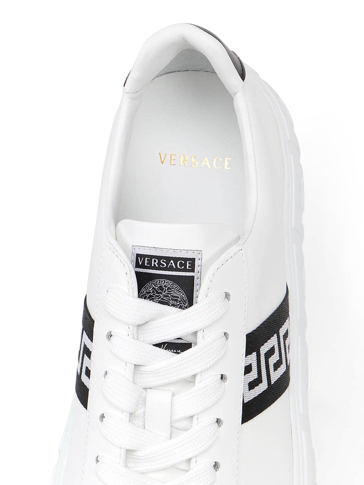 Versace White Greca sneakers