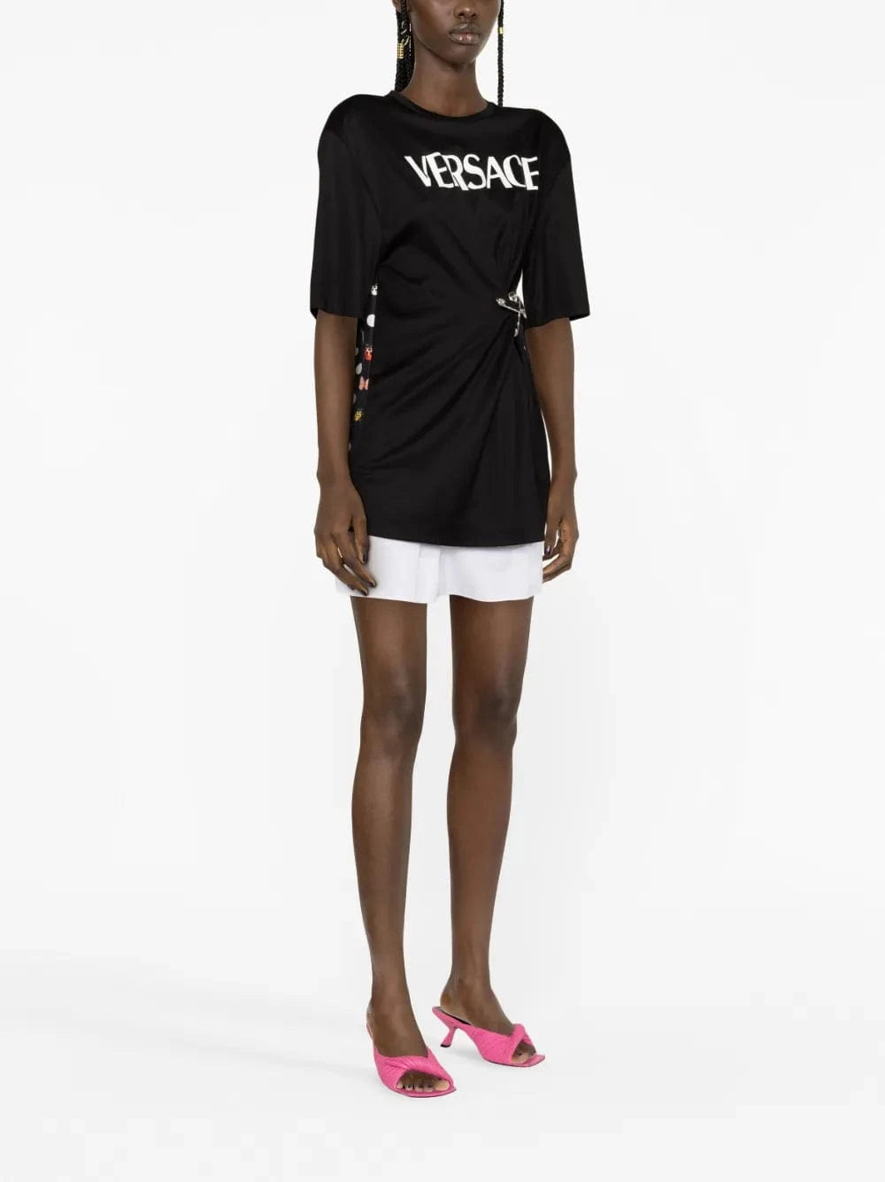 Versace x Dua Lipa Butterfly-Print T-Shirt